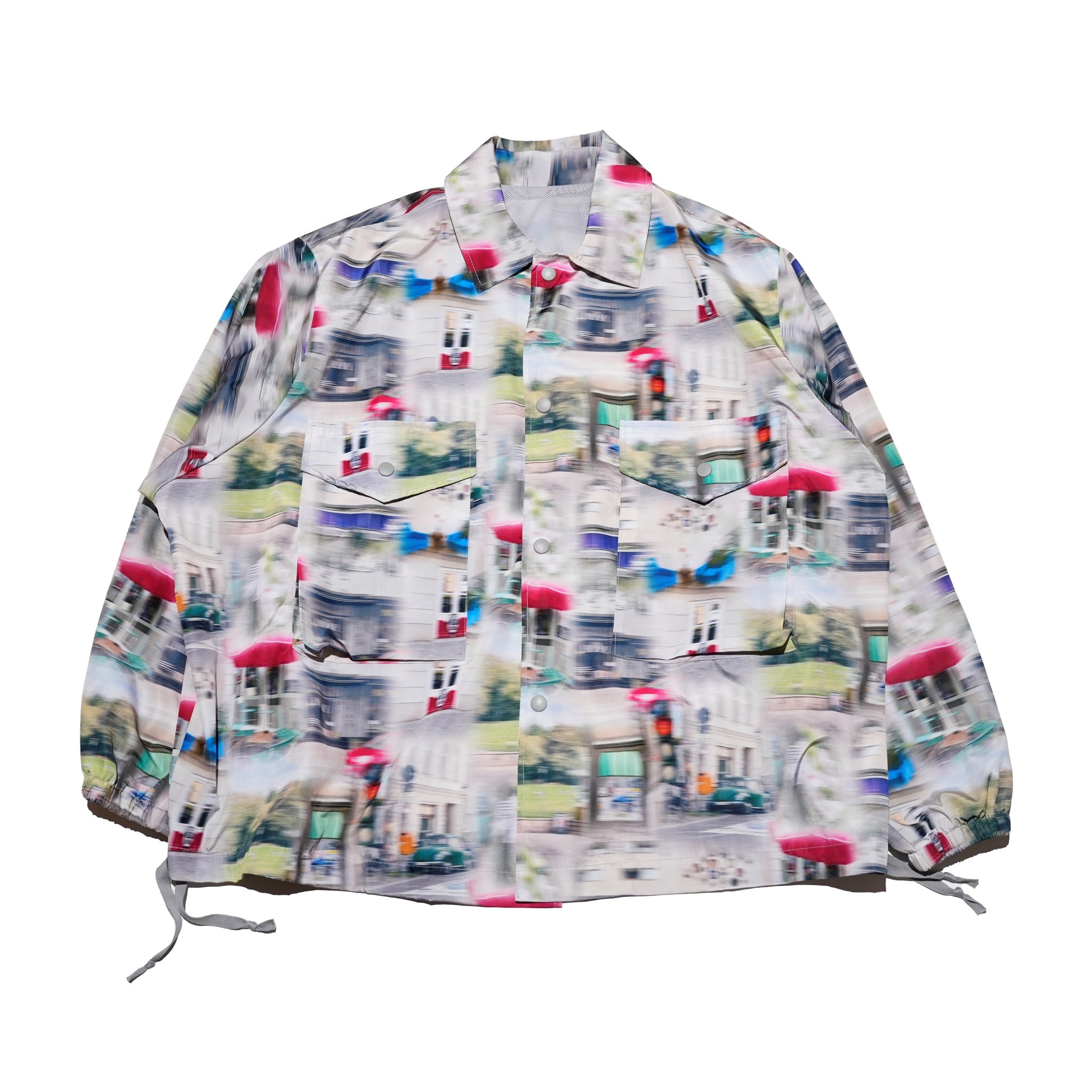 PATTERN UTILITY JACKET – Gray | GORT