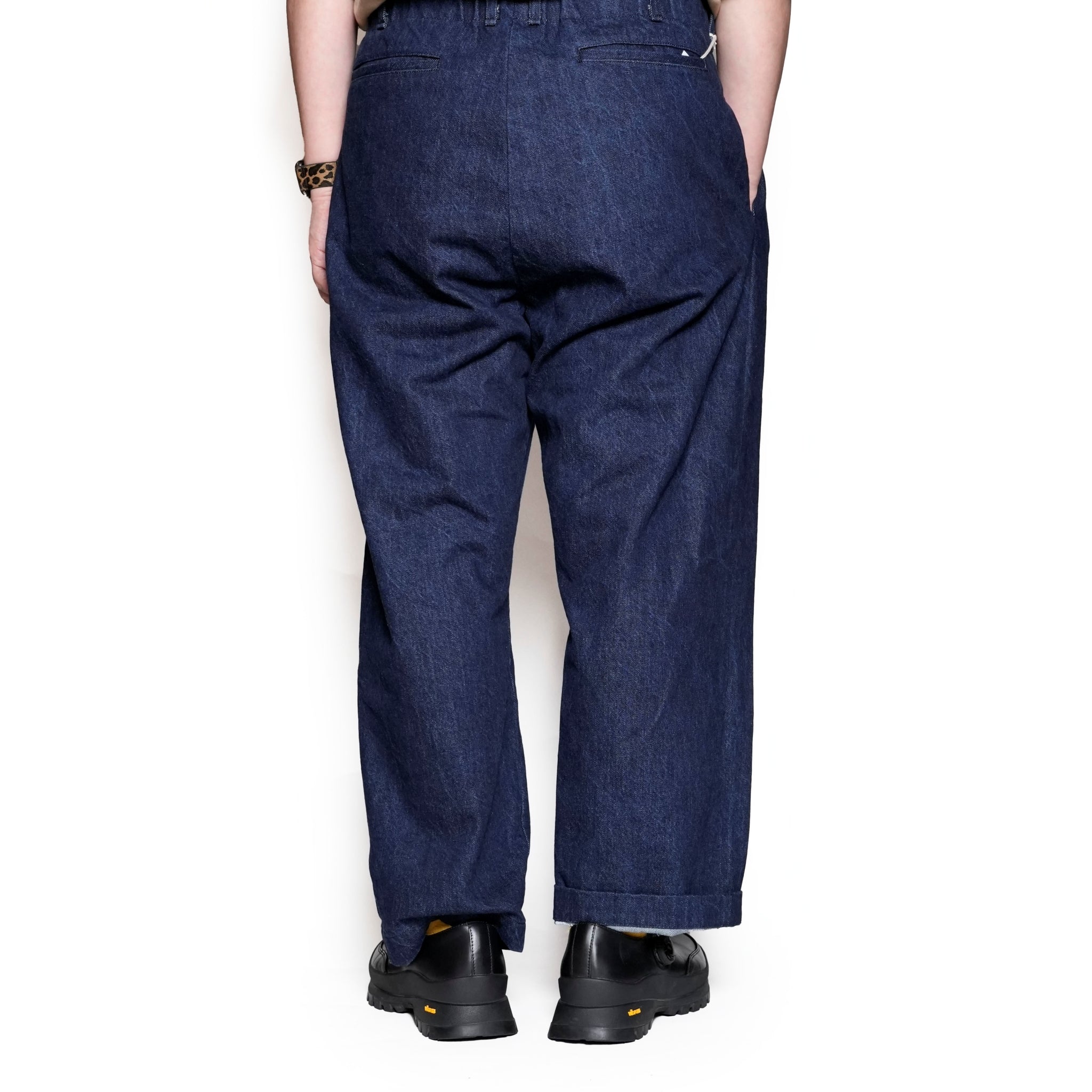 BP-03_INDIGO | BAGS EASY PANTS-STONE BIO DENIM | Color:Indigo【CATTA_カッタ】