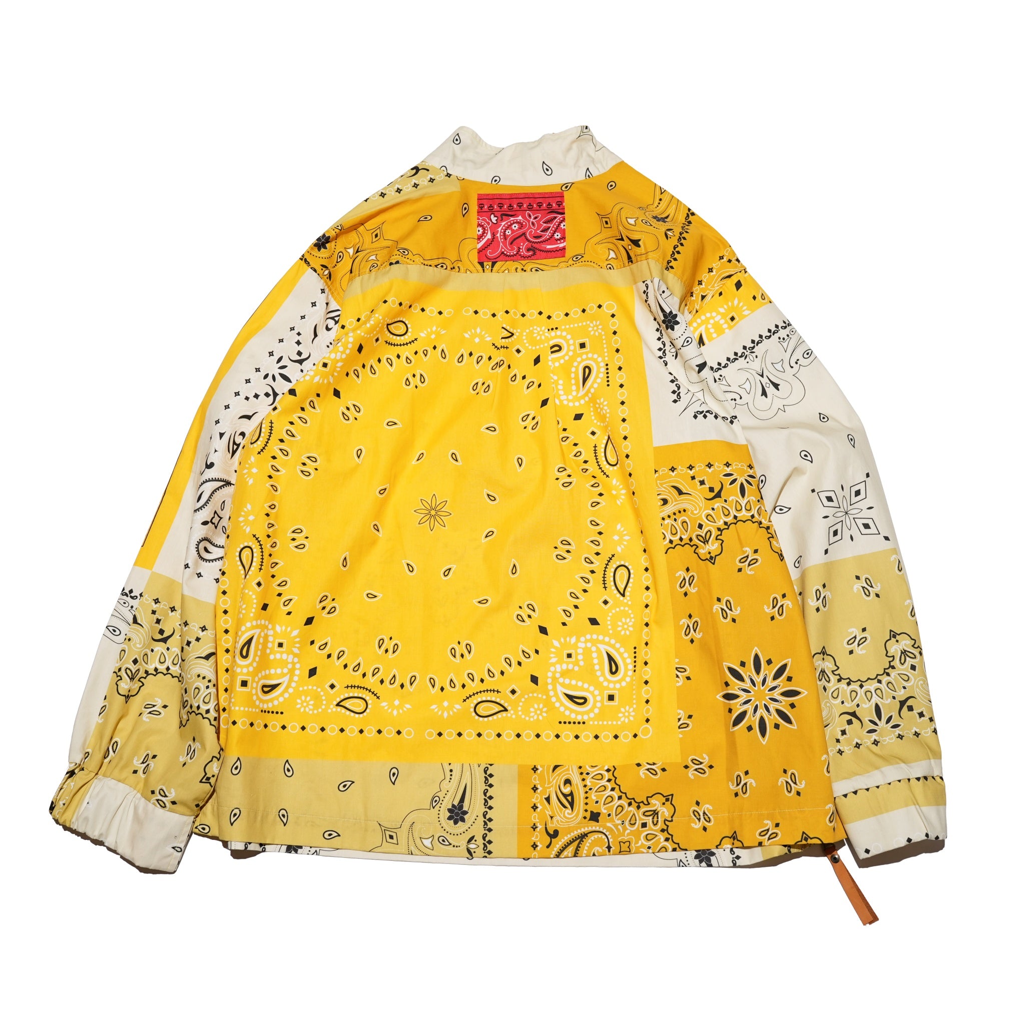 G41203_MT.YE | YELLOW BANDANA HALF-ZIP PULLOVER-MT.YE | Color:Yellow【GORT_ゴート】