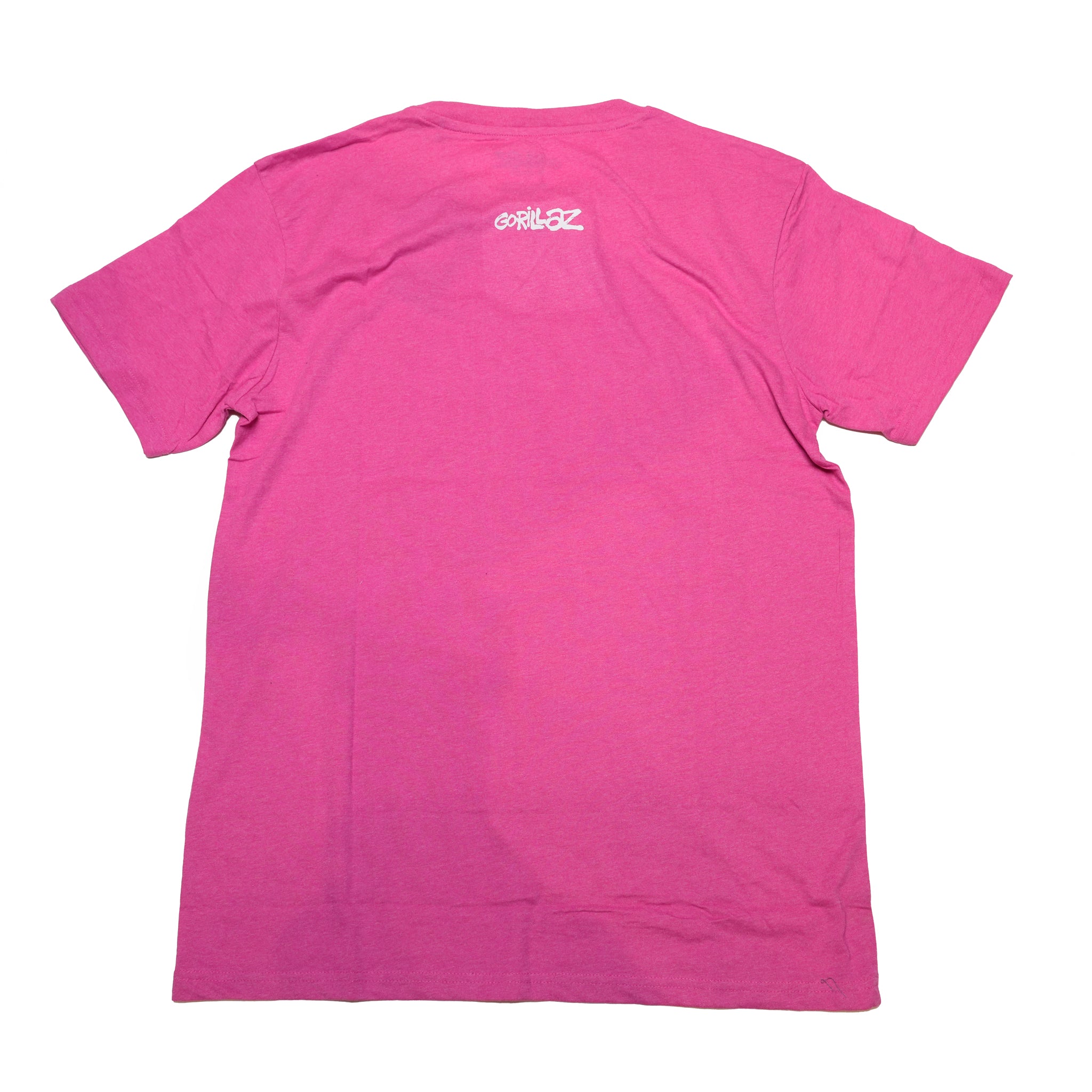 Gorillaz Unisex T-Shirt: The Static Channel (Pink) (Back Print) | 【CULTURE TEE】GORTS21MP【ネコポス選択可能】