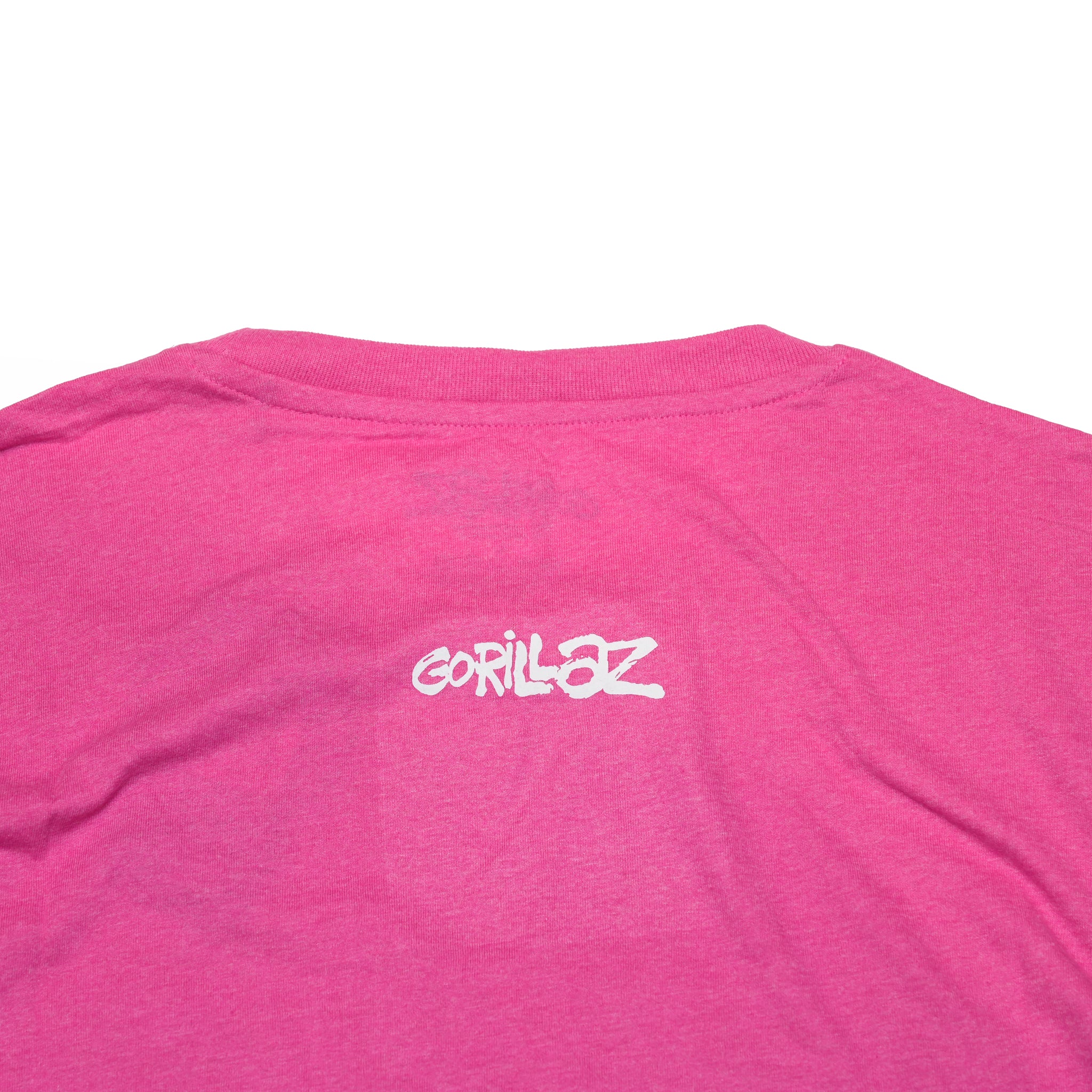 Gorillaz Unisex T-Shirt: The Static Channel (Pink) (Back Print) | 【CULTURE TEE】GORTS21MP【ネコポス選択可能】