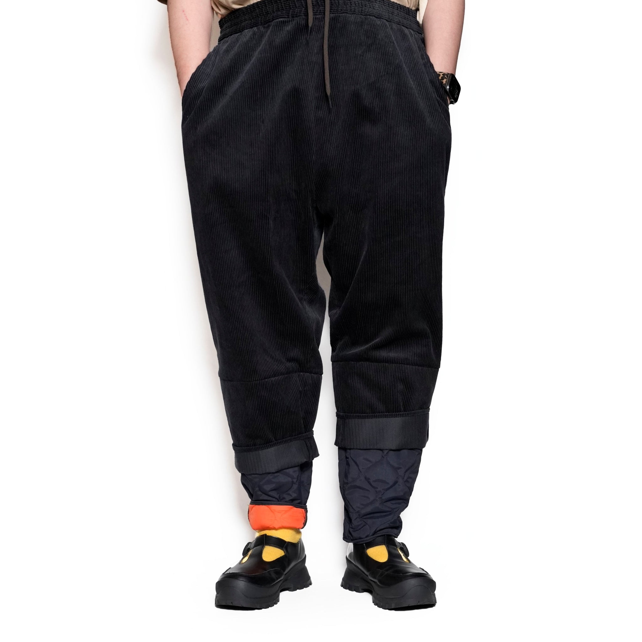 SF24AW-02_BLACK | Layer Corduroy Pants | Color:Black【STOF_ストフ】【archive】