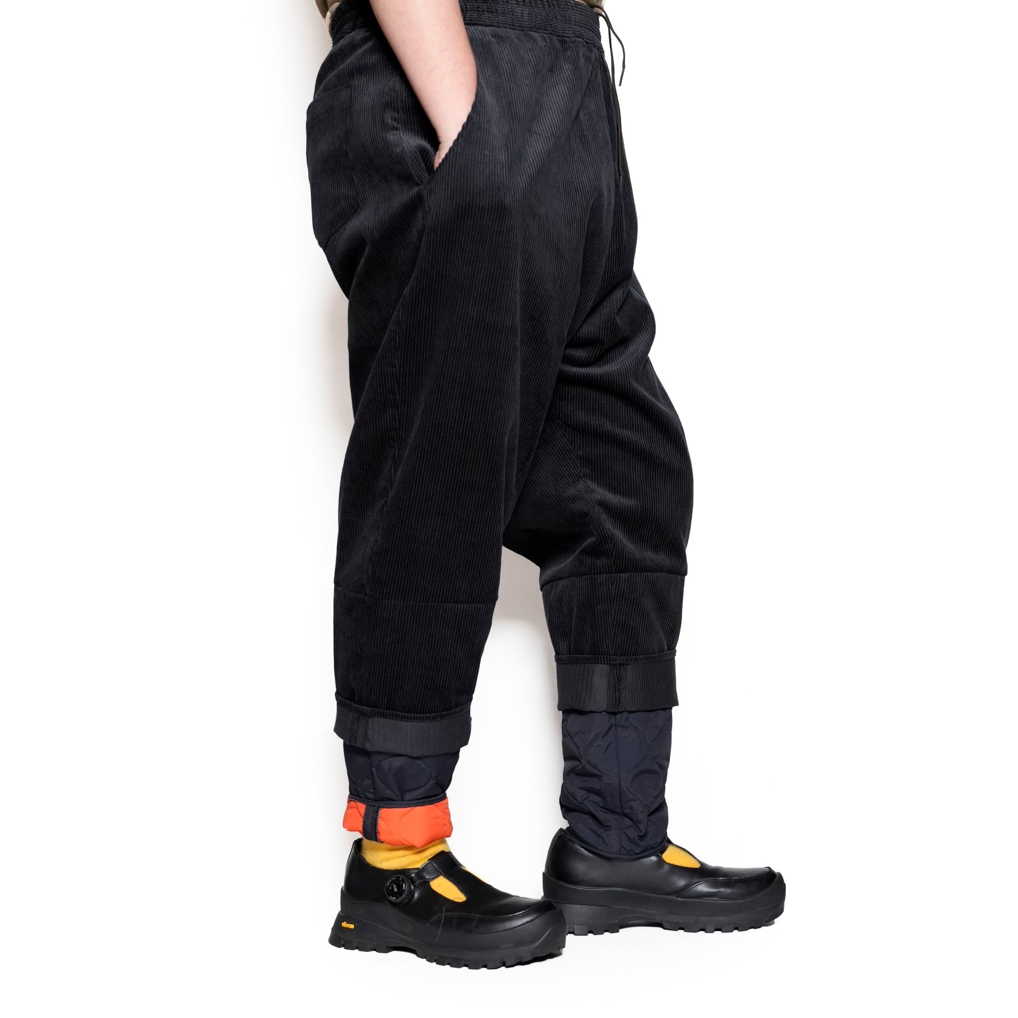 SF24AW-02_BLACK | Layer Corduroy Pants | Color:Black【STOF_ストフ】【archive】