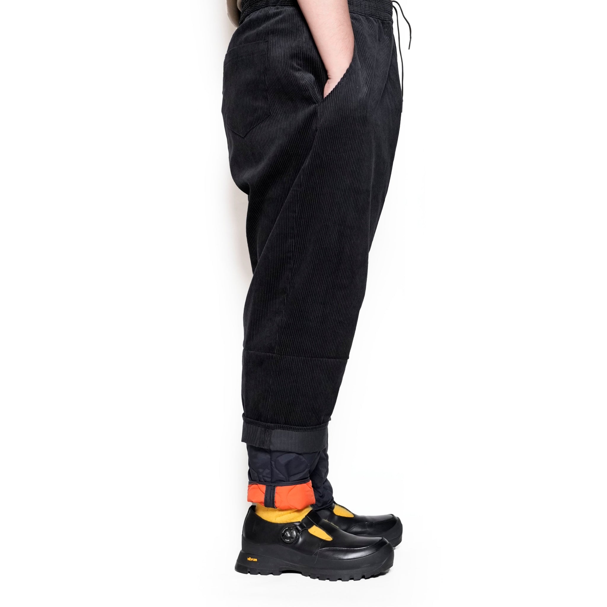 SF24AW-02_BLACK | Layer Corduroy Pants | Color:Black【STOF_ストフ】【archive】