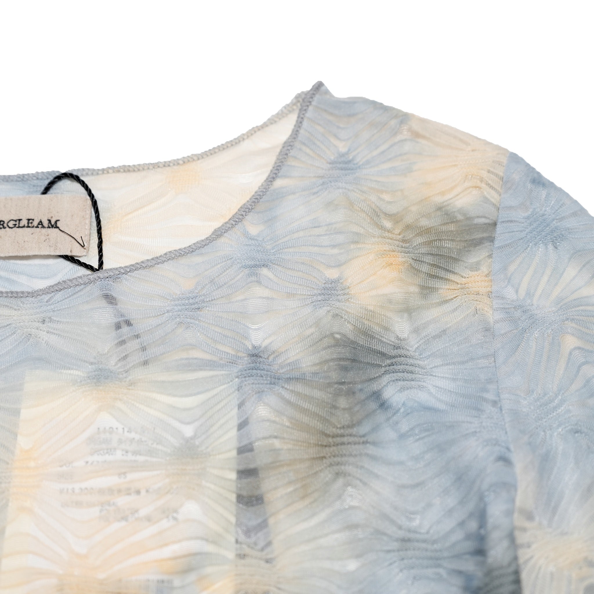 ORIGAMI Tie dye Tops – Black / Ice Blue | AMBERGLEAM