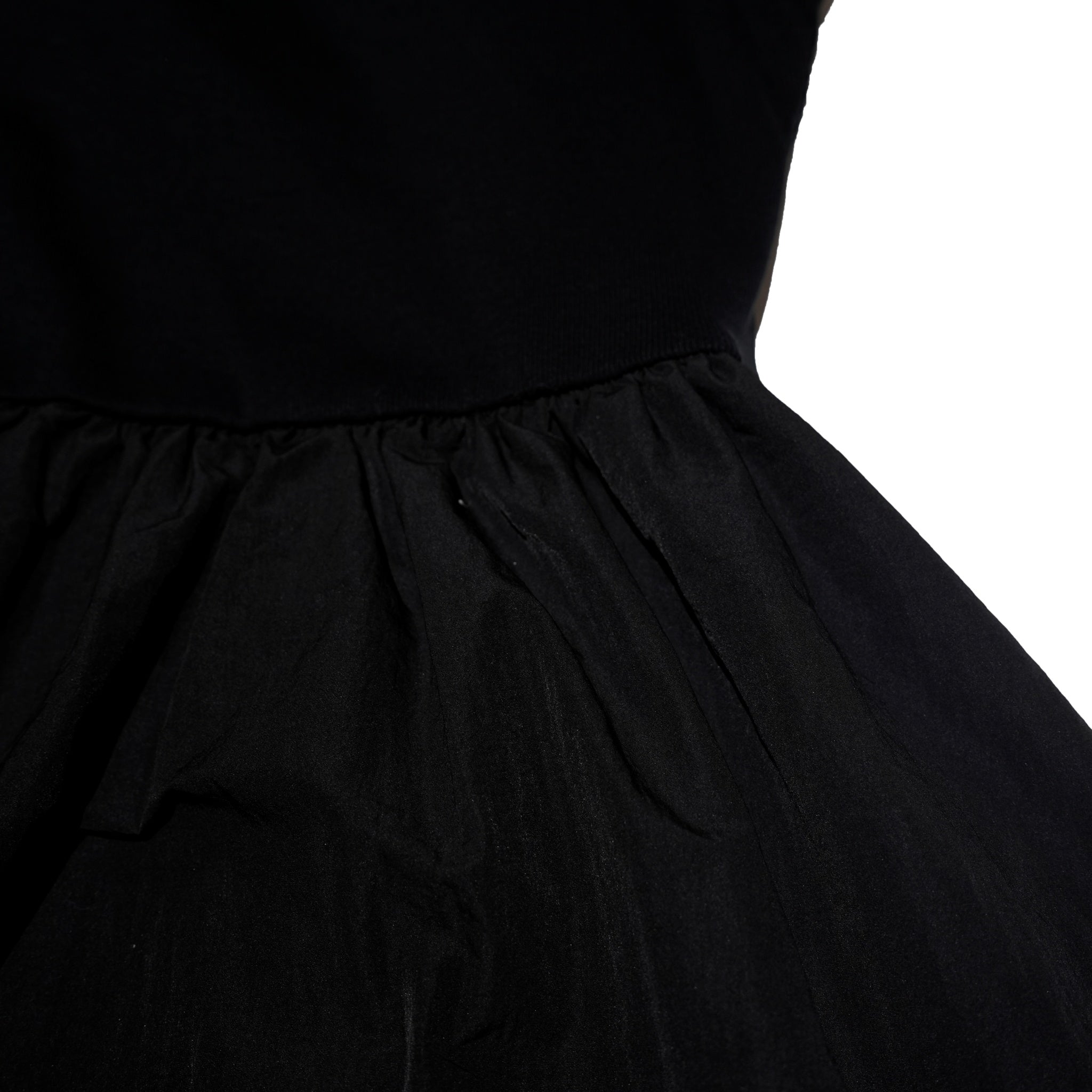 Fit&Flare MATERIAL Dress – Black | AMBERGLEAM