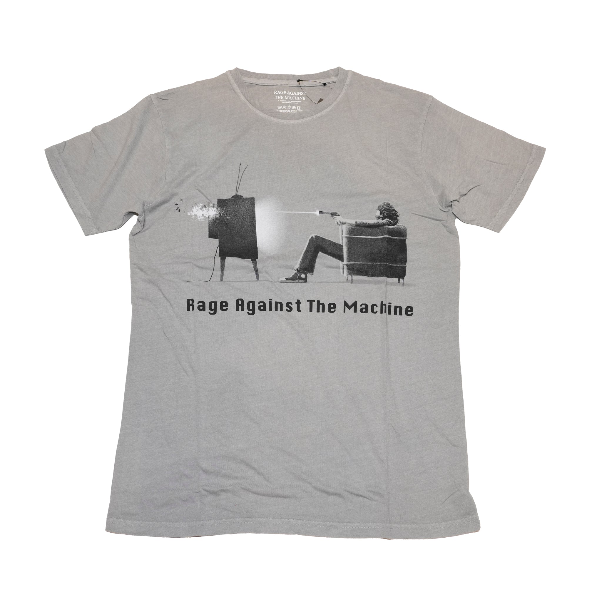 Rage Against The Machine Unisex T-Shirt: Won't Do (Light Grey Mineral Wash)(Wash Collection)  | 【CULTURE TEE】RATMTS15MDD【ネコポス選択可能】