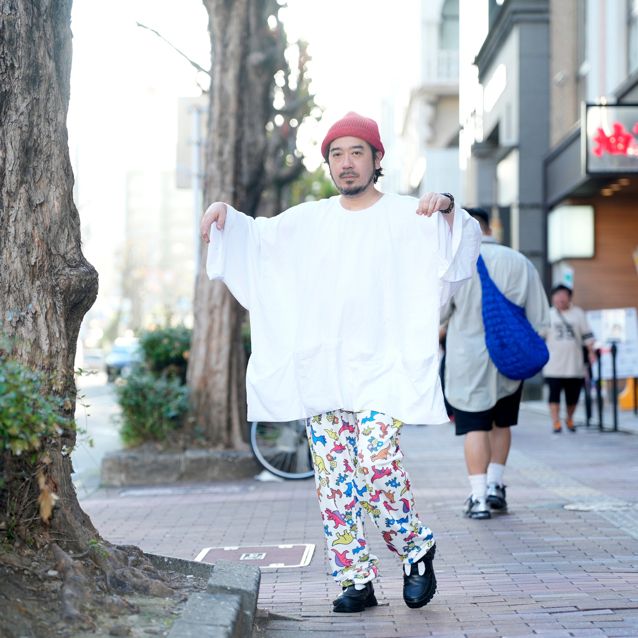 BIG P. SUPER SIZE APLON TEE #26SS-13 | Color:White 【Big P Products】