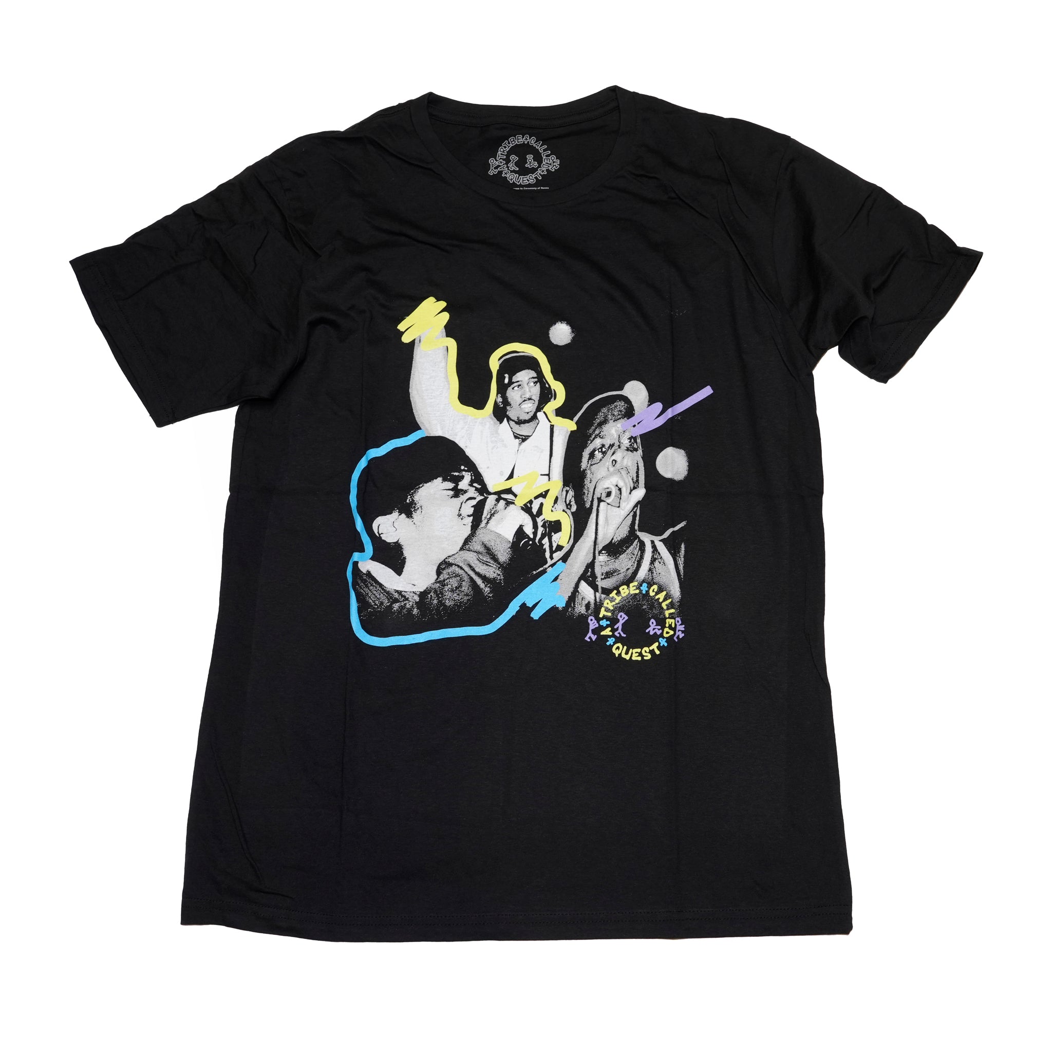 A Tribe Called Quest Unisex T-Shirt: Paint (Black) | 【CULTURE TEE】ATCQTS04MB【ネコポス選択可能】