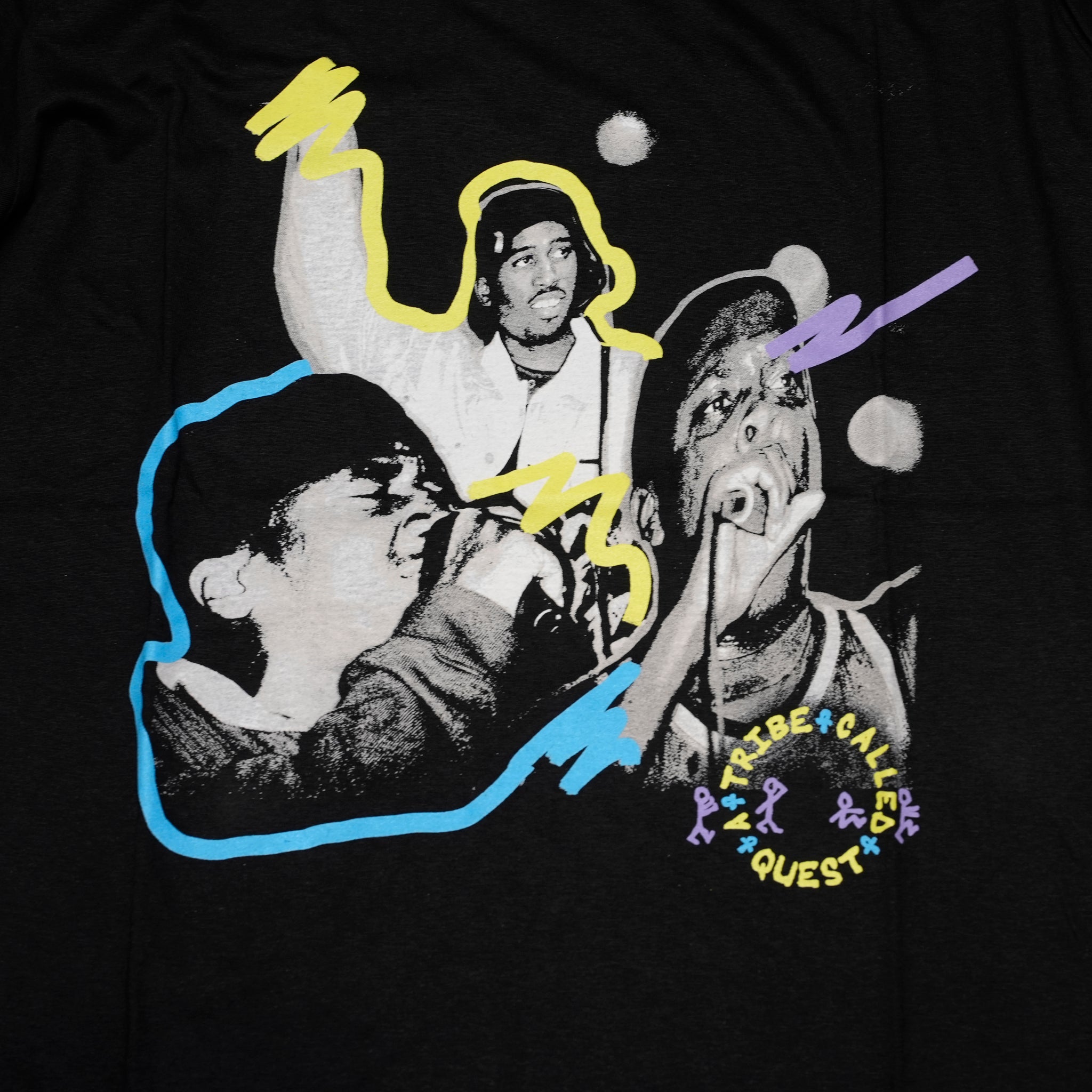 A Tribe Called Quest Unisex T-Shirt: Paint (Black) | 【CULTURE TEE】ATCQTS04MB【ネコポス選択可能】