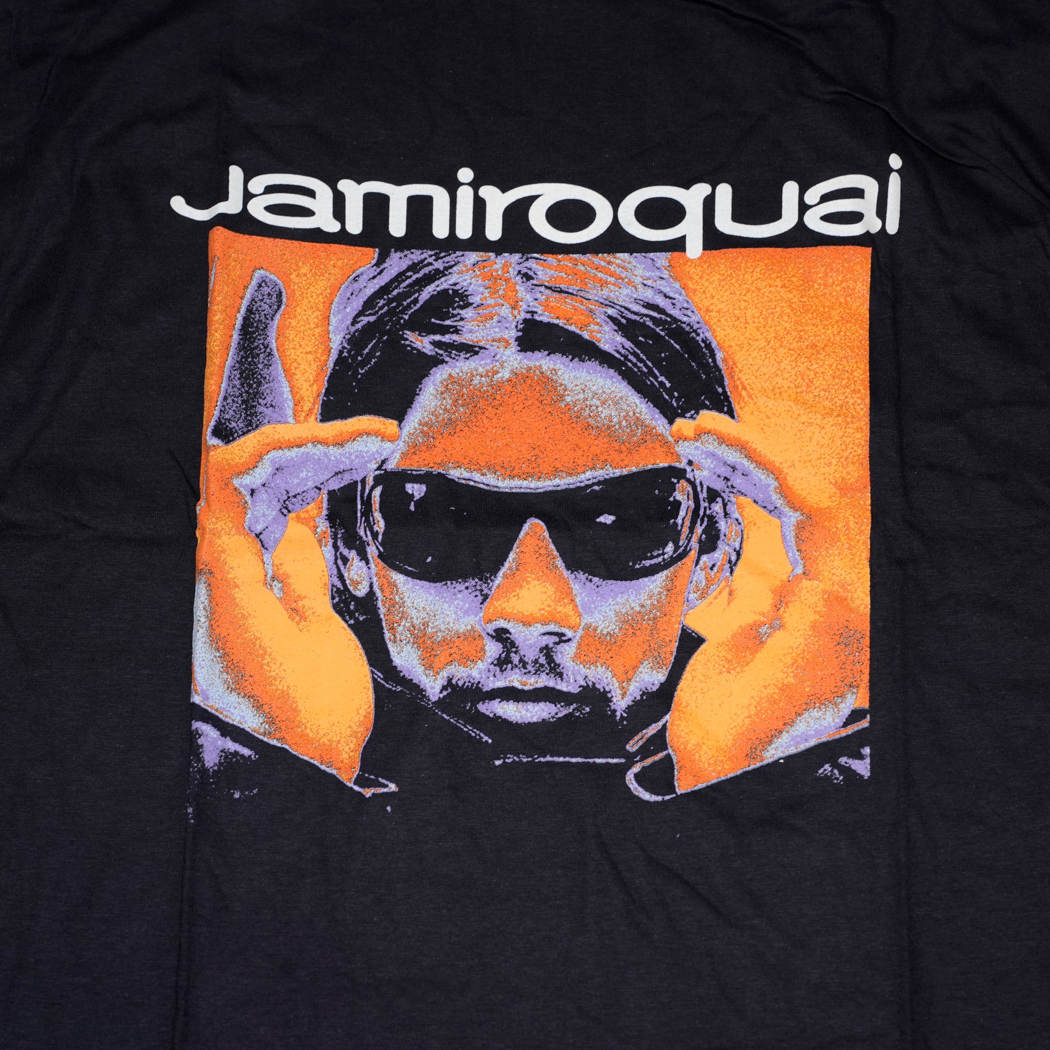 Jamiroquai Unisex T-Shirt: Orange Glow (Navy Blue) | 【CULTURE TEE】【archive】JAMIRTS02MN【ネコポス選択可能】【archive】