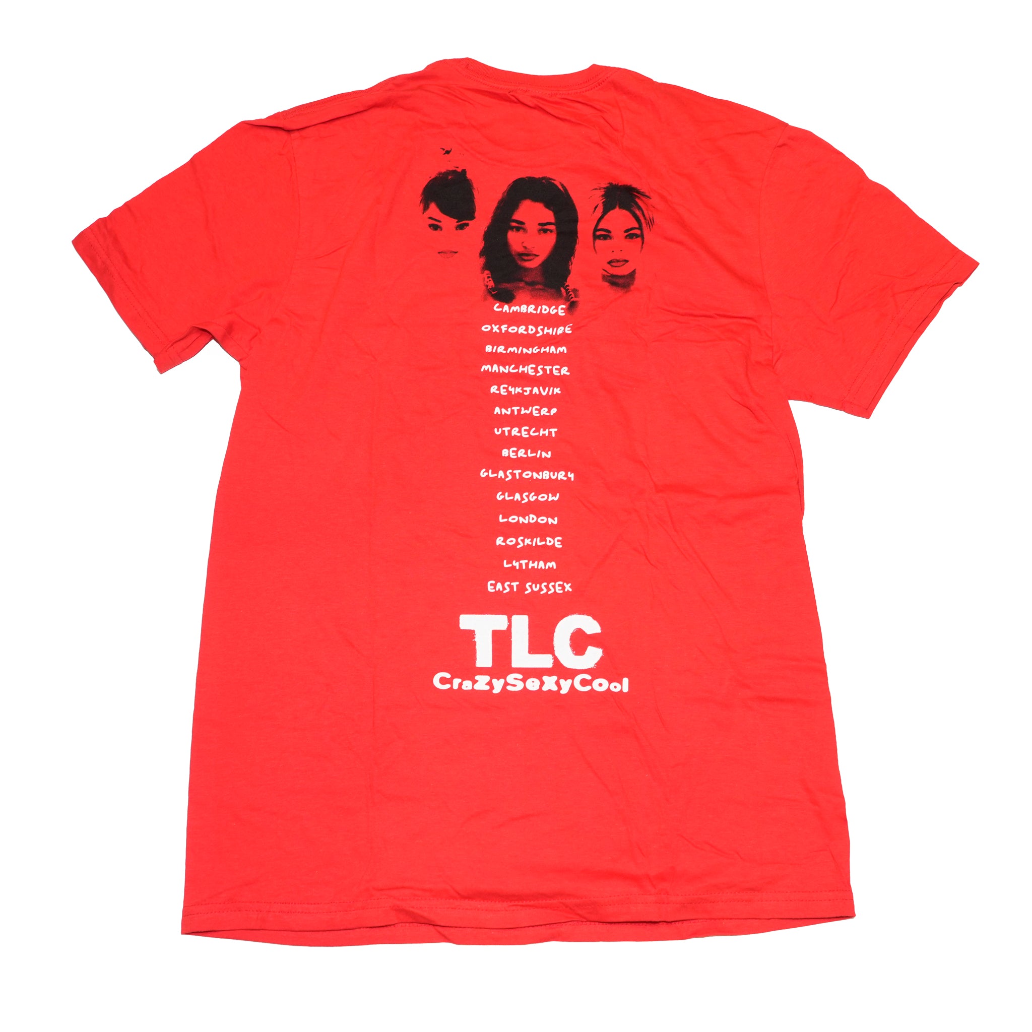 TLC Unisex T-Shirt: CeleBraTion Of CSC European Tour 2022 (Red) (Back Print &Ex-Tour) | 【CULTURE TEE】TLCTS07MR【ネコポス選択可能】