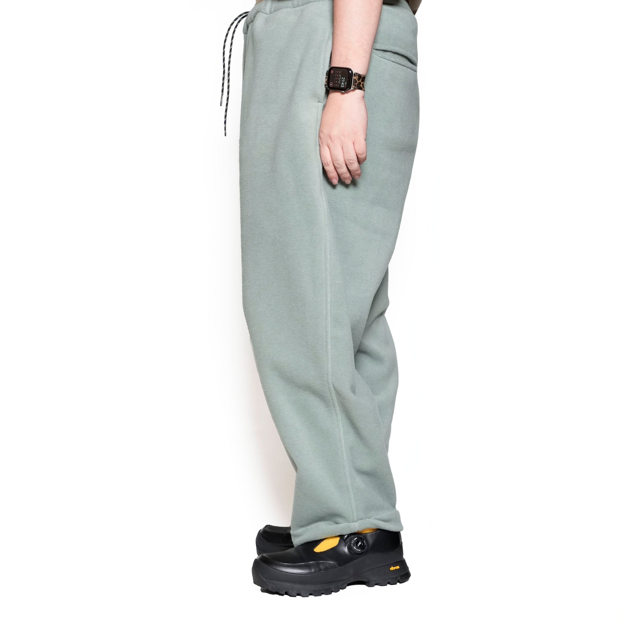 PH24FW-008_Foliage | P.H. M. FLEECE EASY PANTS_Tapered | Color:Foliage【POWDERHORN MOUNTAINEERING_パウダーホーンマウンテニアリング】