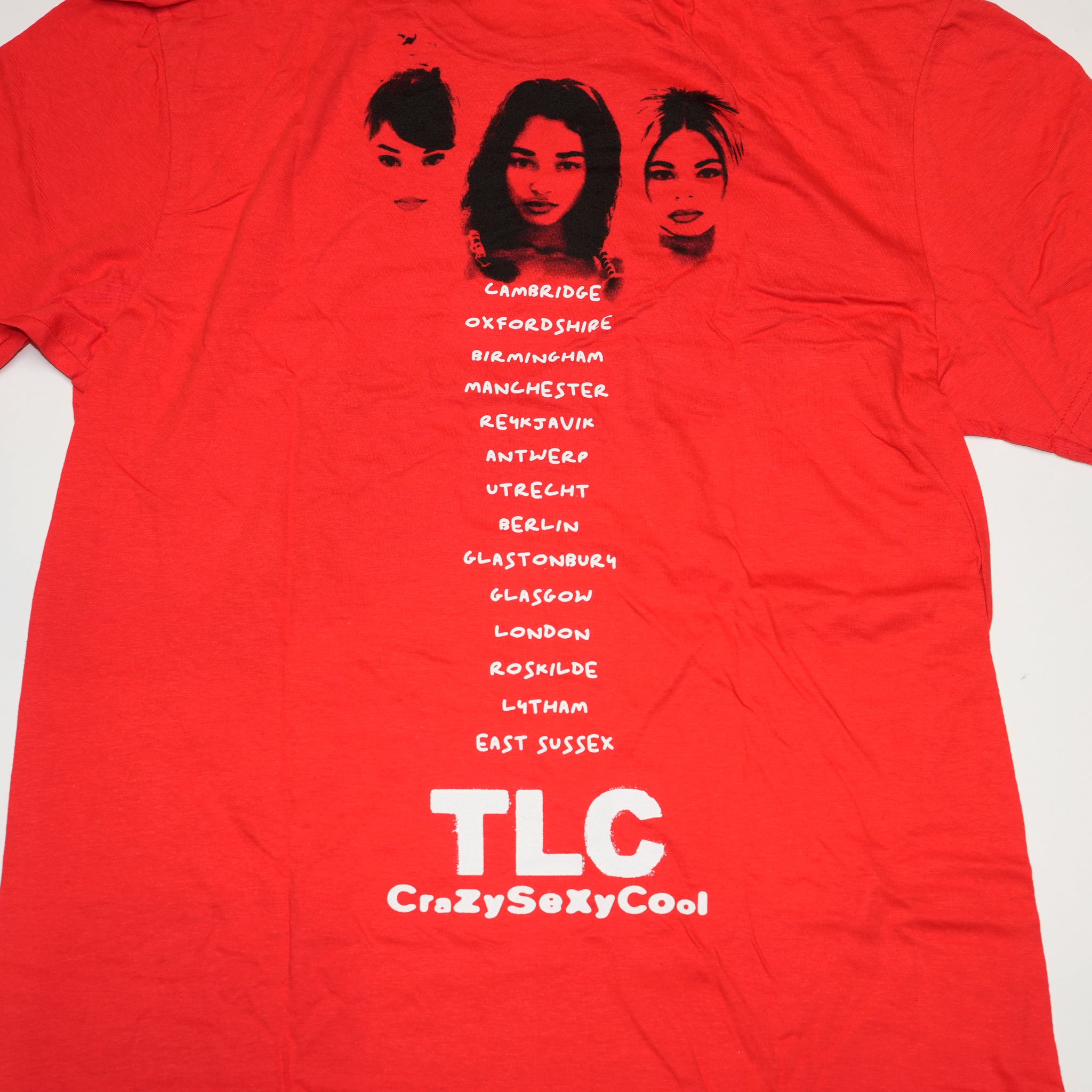 TLC Unisex T-Shirt: CeleBraTion Of CSC European Tour 2022 (Red) (Back Print &Ex-Tour) | 【CULTURE TEE】TLCTS07MR【ネコポス選択可能】