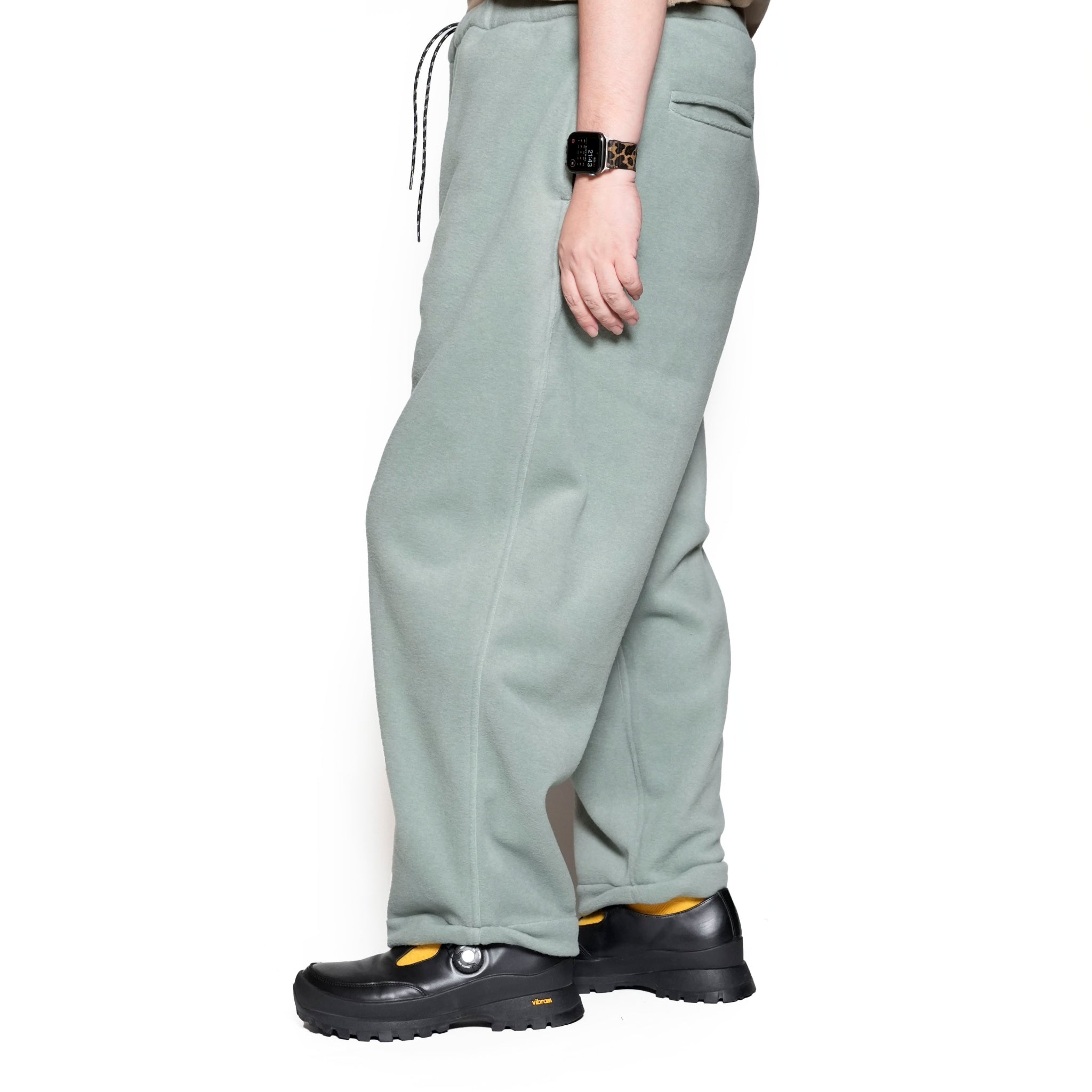 PH24FW-008_Foliage | P.H. M. FLEECE EASY PANTS_Tapered | Color:Foliage【POWDERHORN MOUNTAINEERING_パウダーホーンマウンテニアリング】