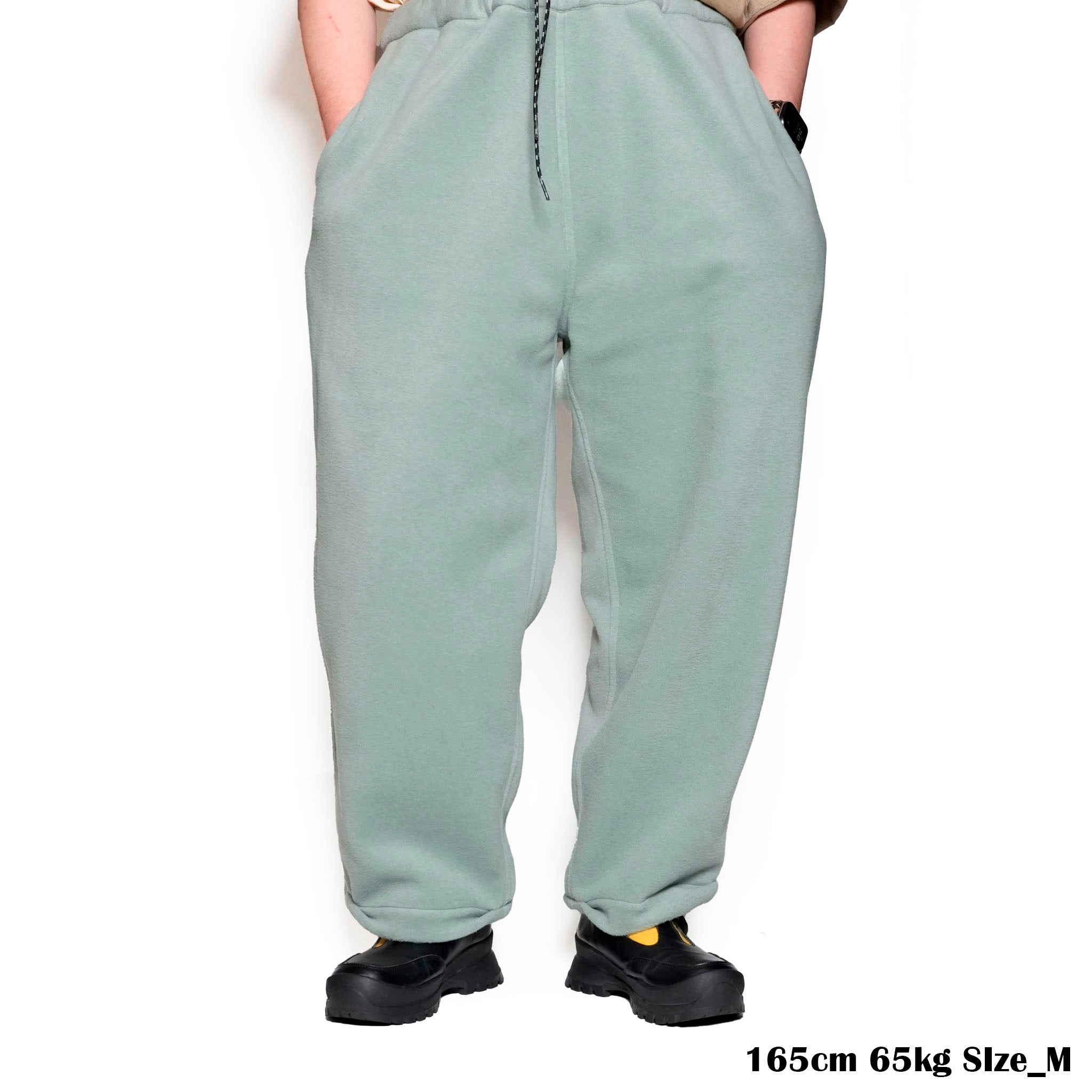 PH24FW-008_Foliage | P.H. M. FLEECE EASY PANTS_Tapered | Color:Foliage【POWDERHORN MOUNTAINEERING_パウダーホーンマウンテニアリング】