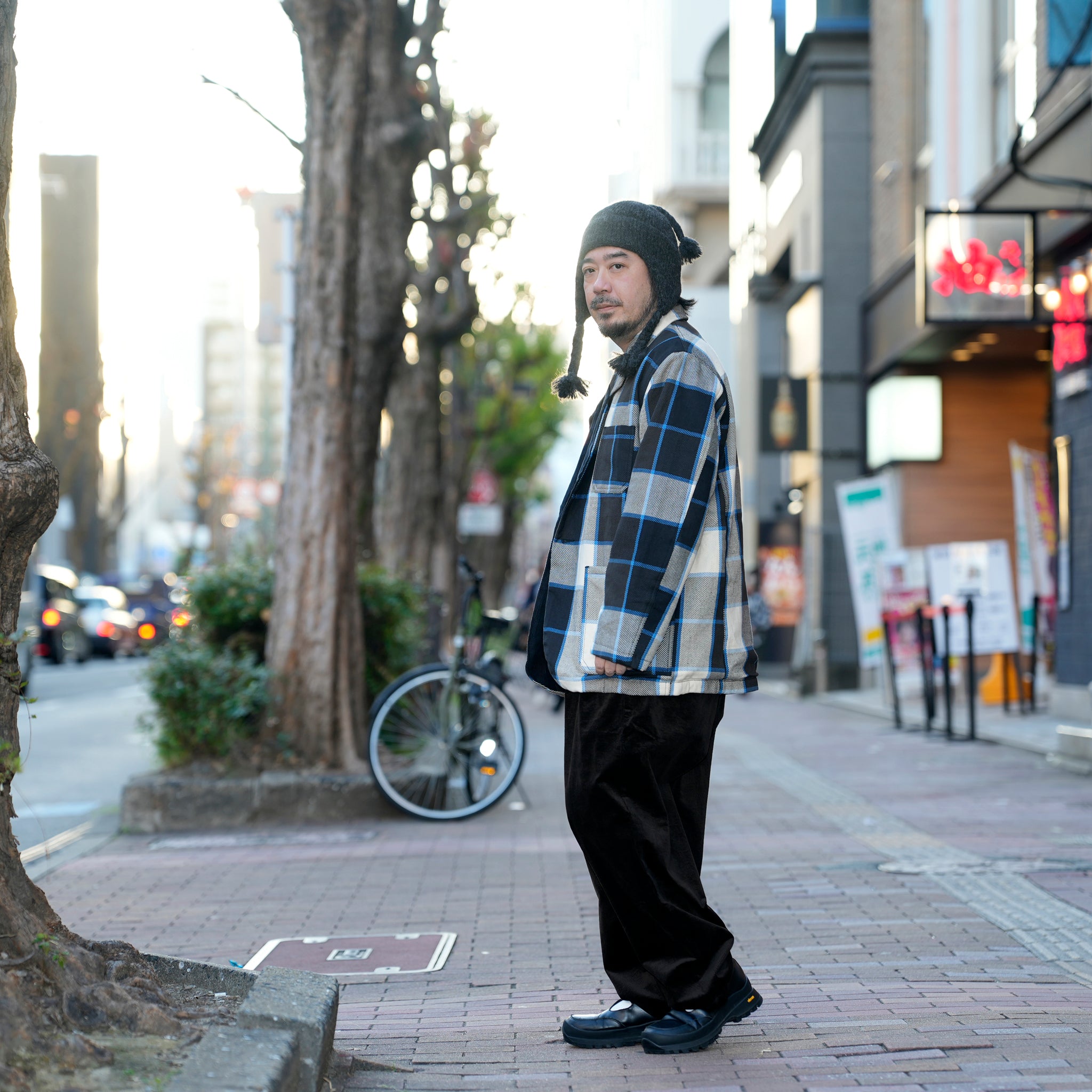 Italian Drop Lapel Jacket | Color_Check 72909-A | No_m32870-2_check 72909-a【MONITALY_モニタリー】