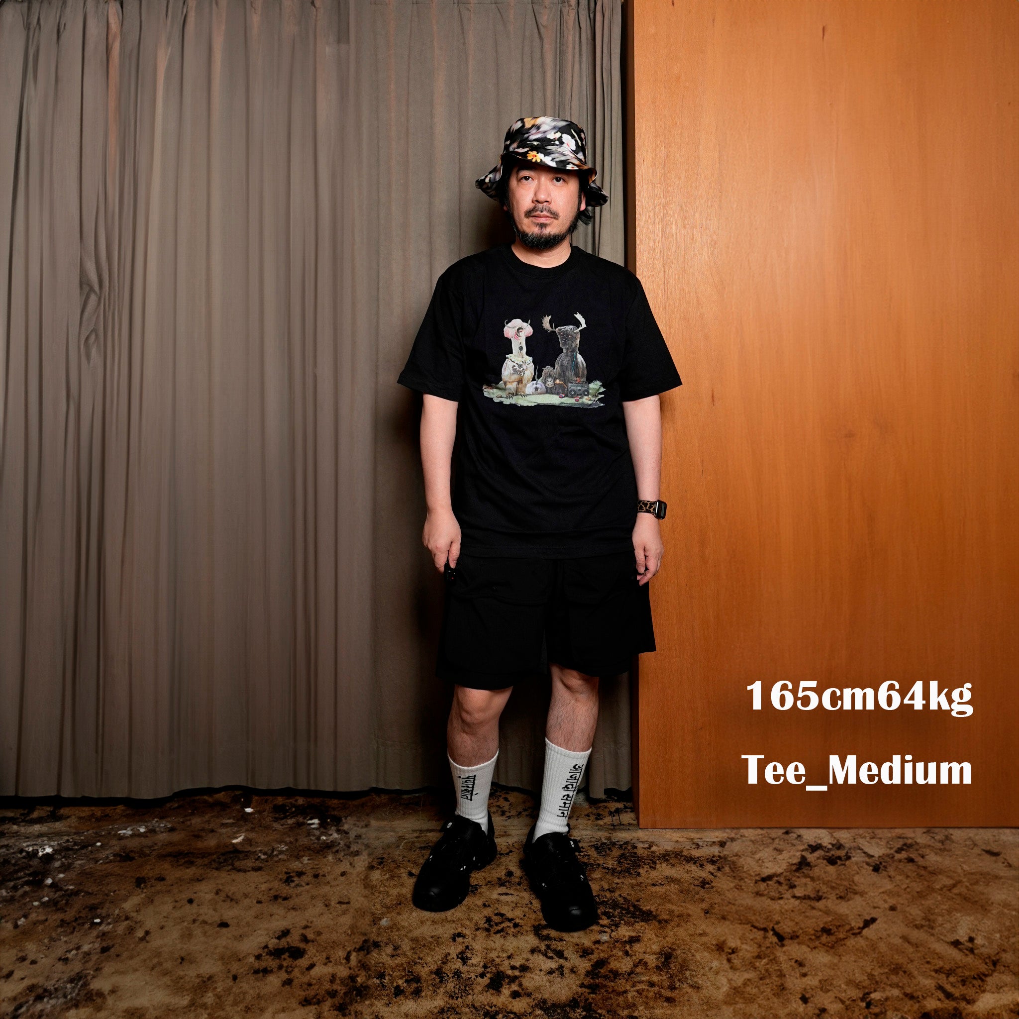 SF24SS-22B | Various Festival Tee/KUKERI | Color:Black【STOF_ストフ】【archive】