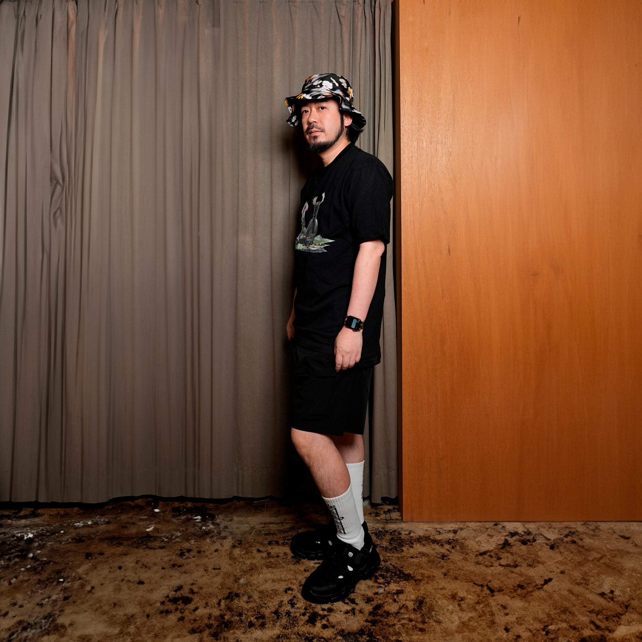 SF24SS-22B | Various Festival Tee/KUKERI | Color:Black【STOF_ストフ】【archive】