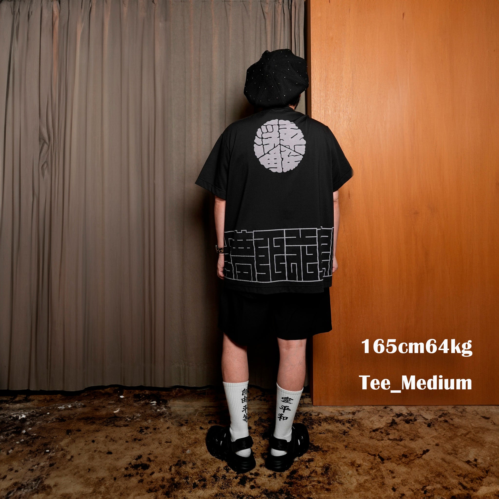 SF24SS-15B | Happi Tee | Color:Black【STOF_ストフ】【archive】