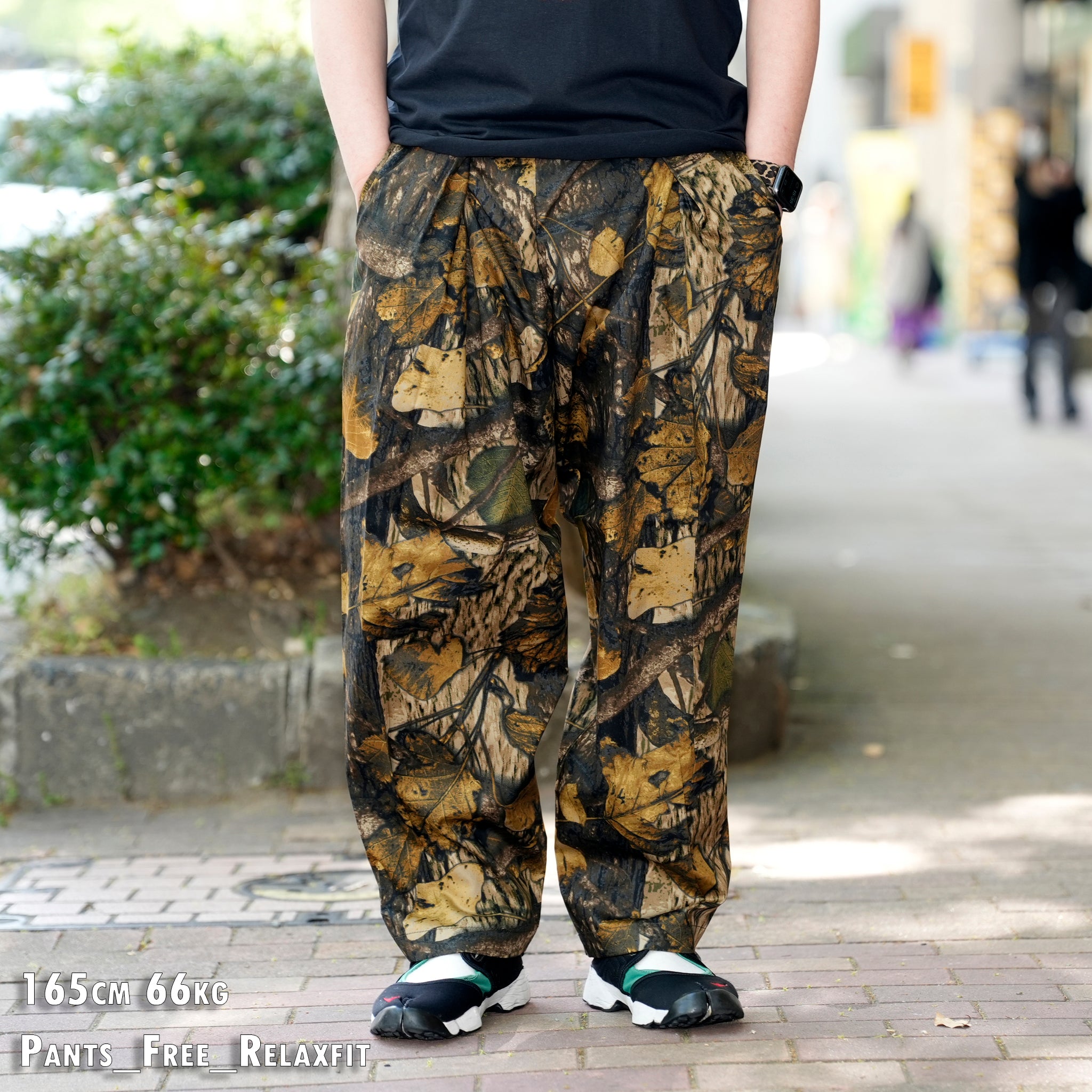 RELAX FIT №11 NPID real tree camo Beachslacks | Col_Real Tree Camo【RELAX FIT_リラックスフィット】