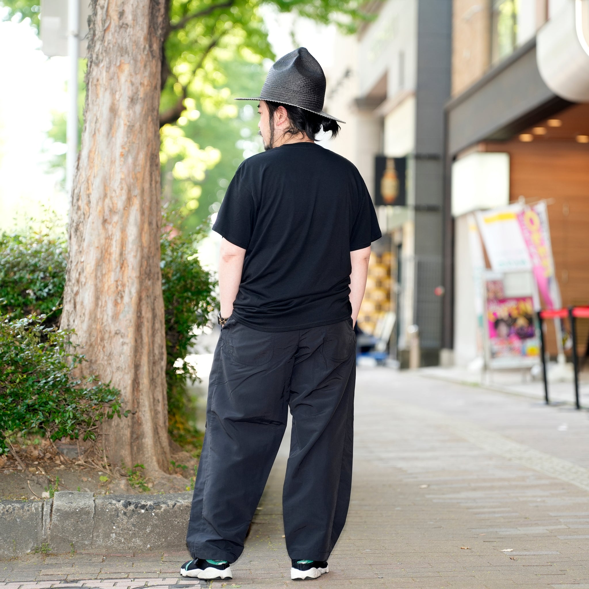 RELAX FIT №11 NPID SupplexNylon Beachslacks Col_Black【RELAX FIT_リラックスフィット】