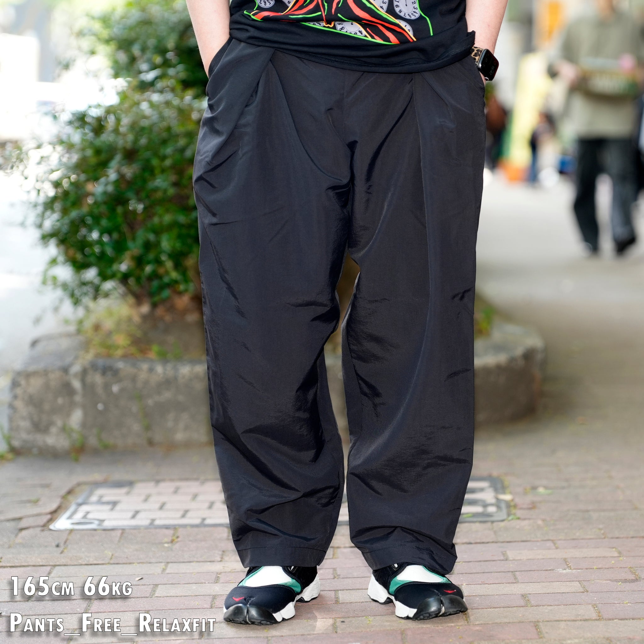 RELAX FIT №11 NPID SupplexNylon Beachslacks Col_Black【RELAX FIT_リラックスフィット】