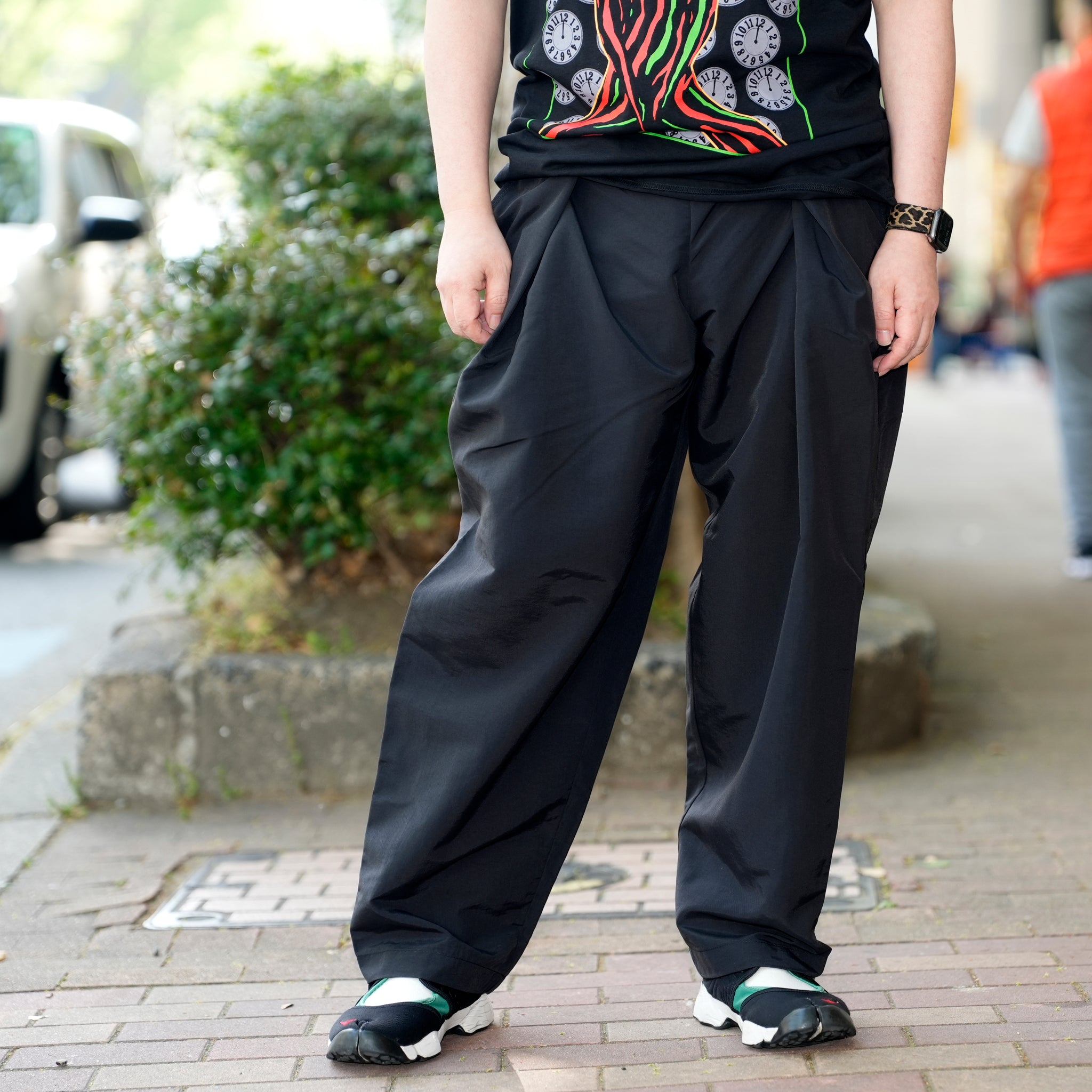 RELAX FIT №11 NPID SupplexNylon Beachslacks Col_Black【RELAX FIT_リラックスフィット】