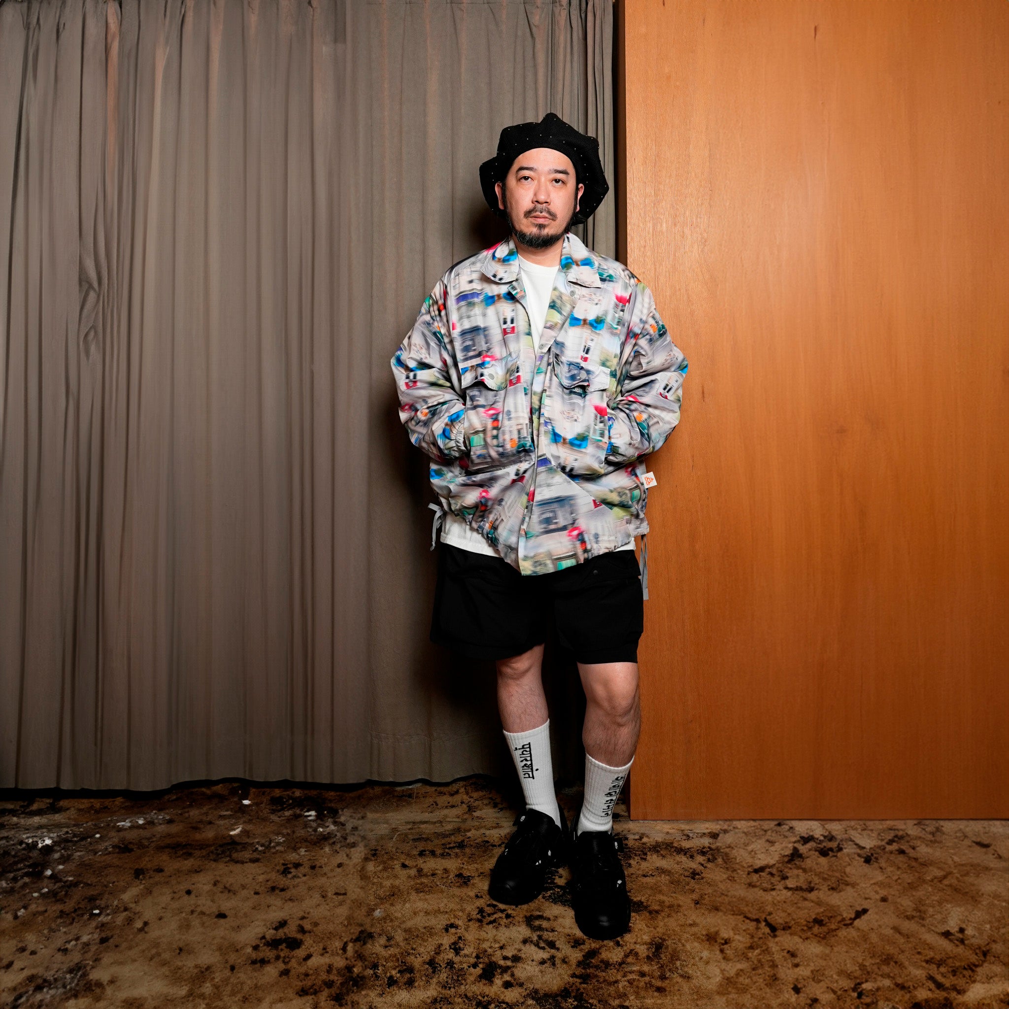 PATTERN UTILITY JACKET – Gray | GORT