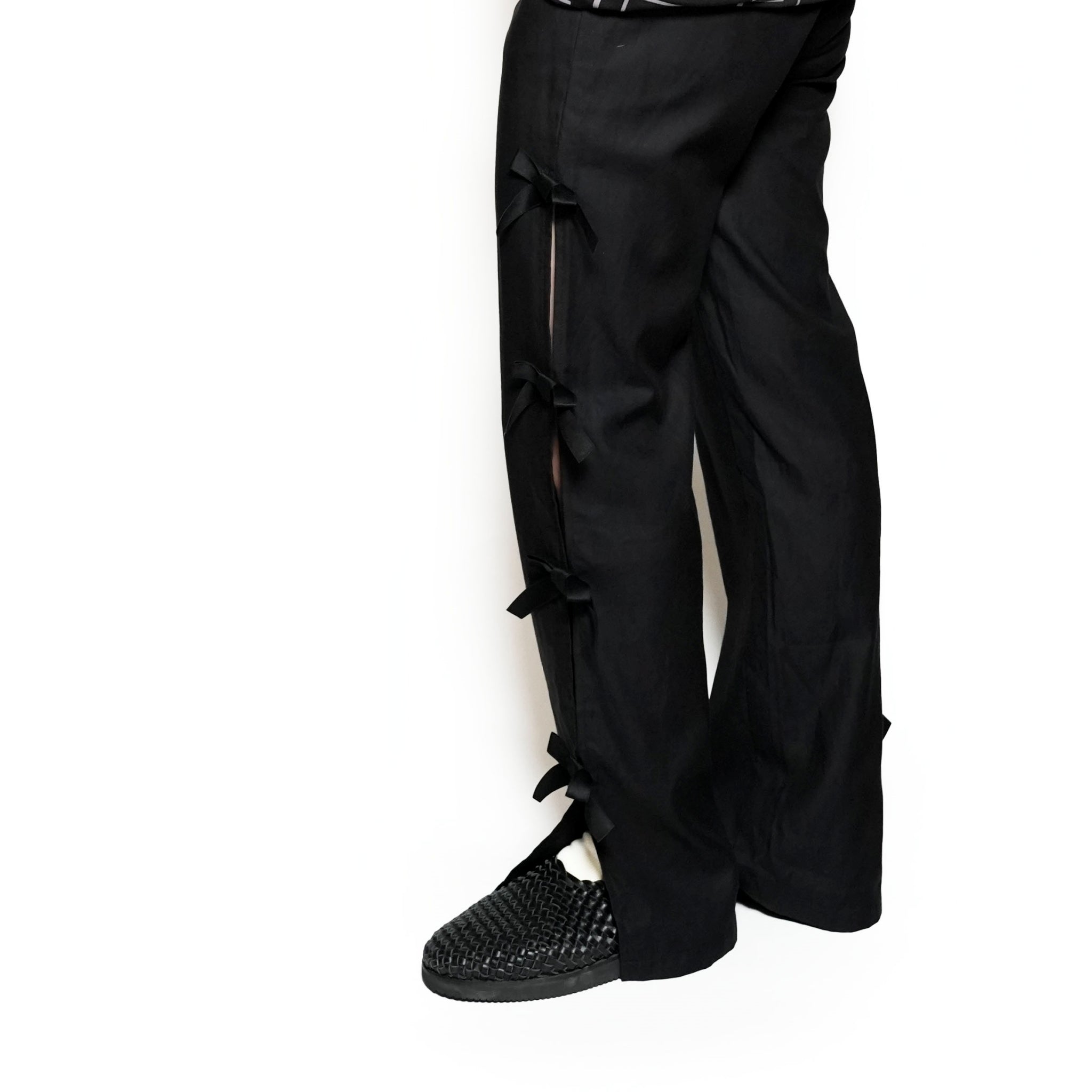 29SJ05TR212BLK | Sandy Bow Trousers | 【SISTER JANE_シスタージェーン】【archive】