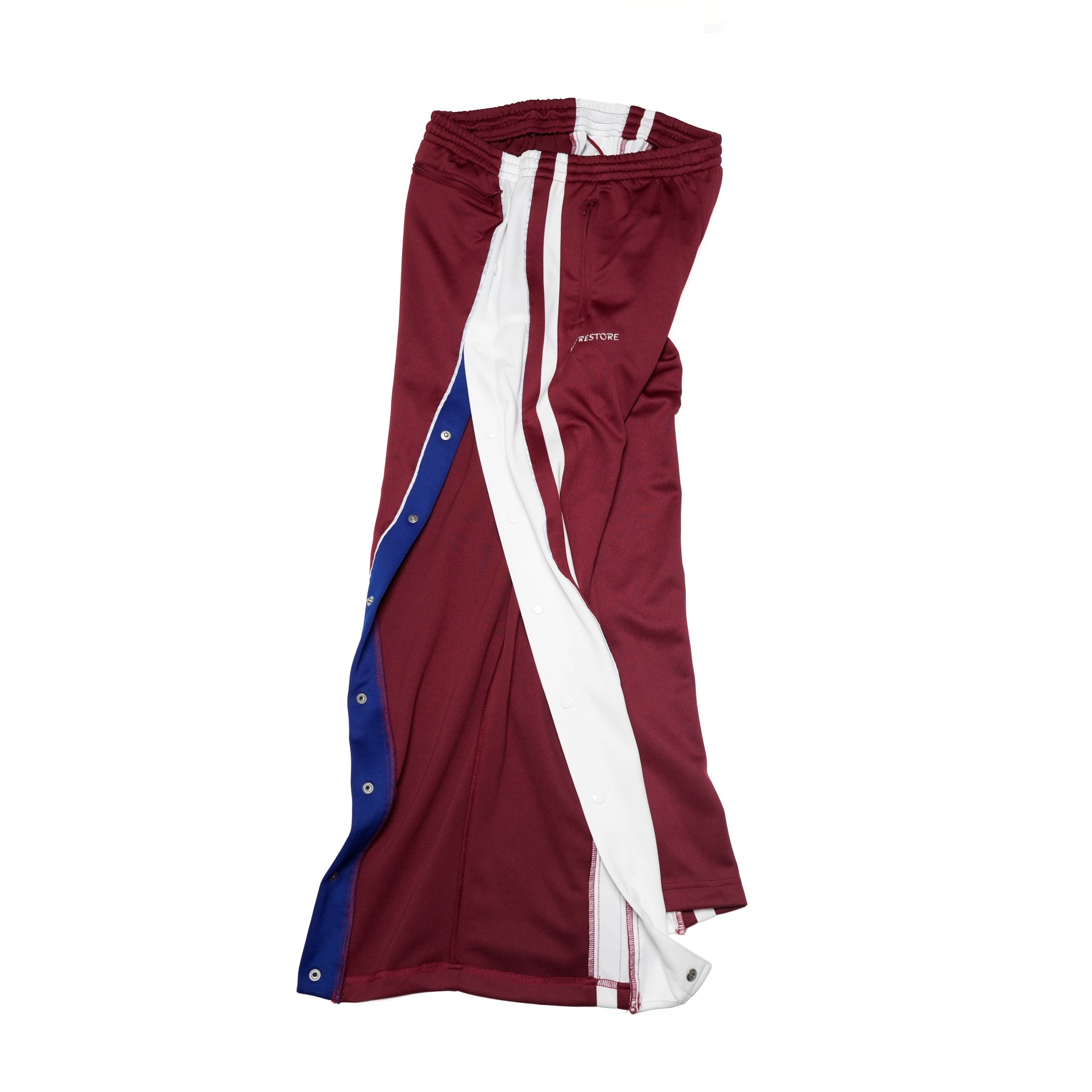 Warren | Basket Jersey Pants – Blue/maroon | IMPRESTORE
