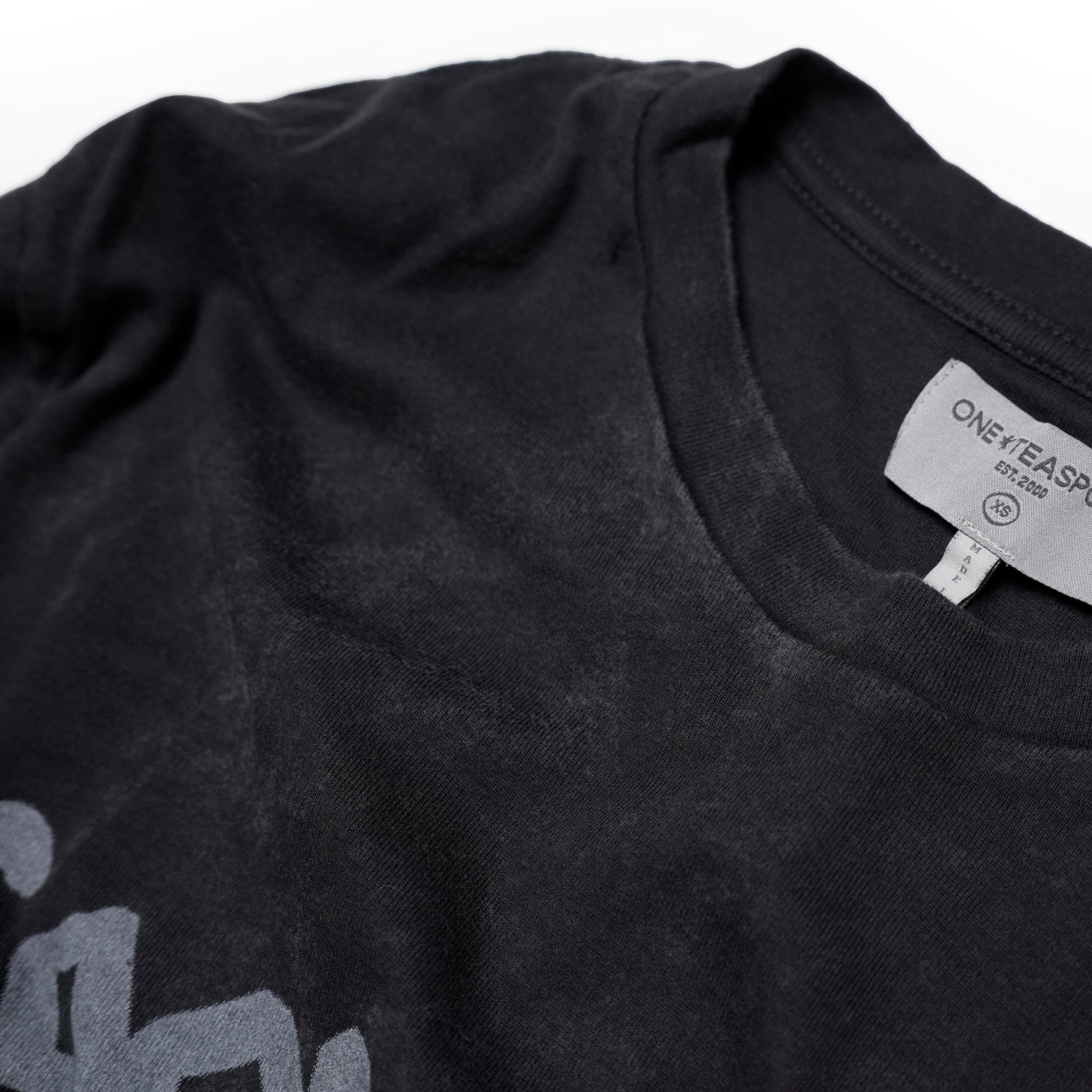 26468C_CHARCOAL | GOOD VIBES ONLY LONG SLEEVE TEE | Color:CHARCOAL【ONE TEASPOON_ワンティースプーン】