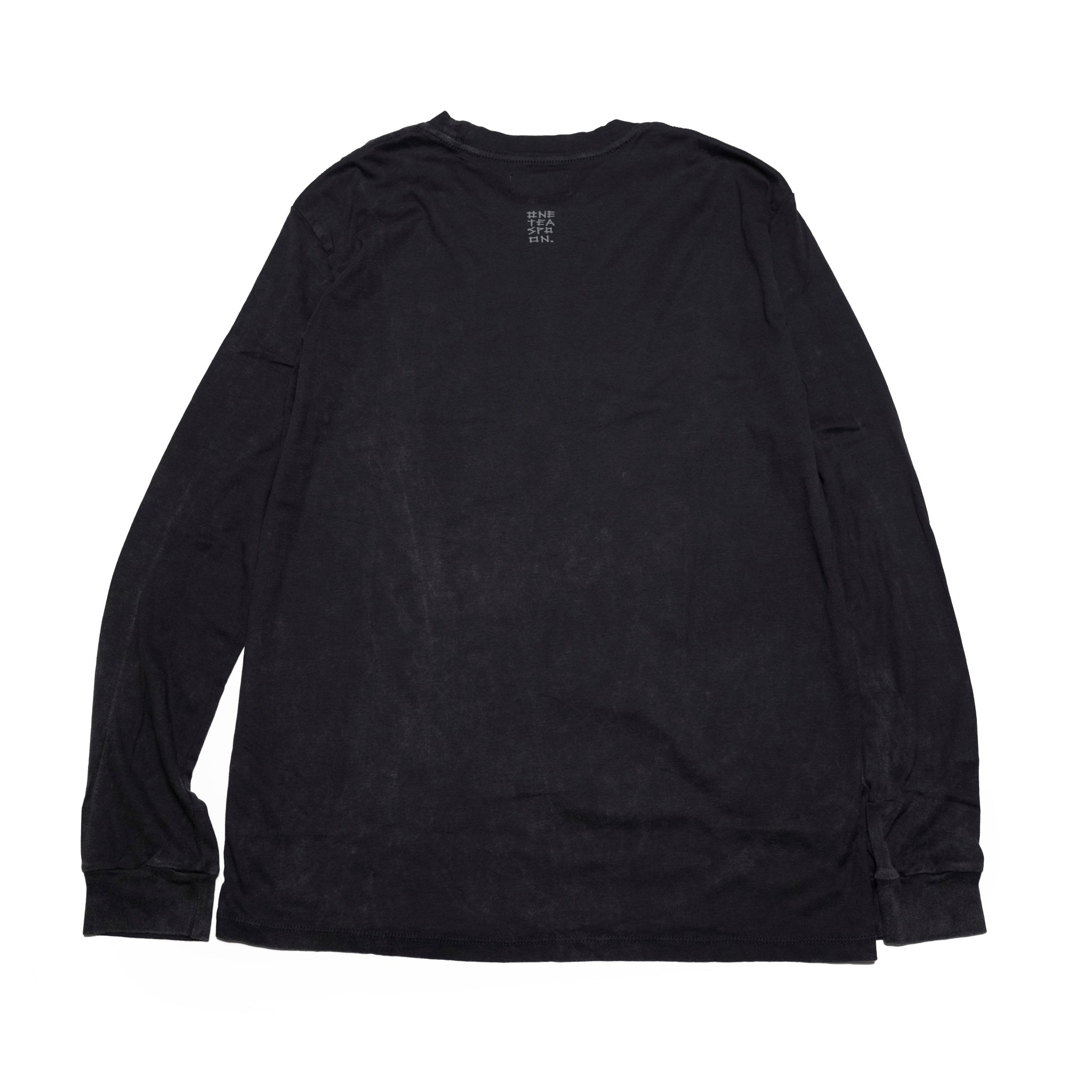 26468C_CHARCOAL | GOOD VIBES ONLY LONG SLEEVE TEE | Color:CHARCOAL【ONE TEASPOON_ワンティースプーン】