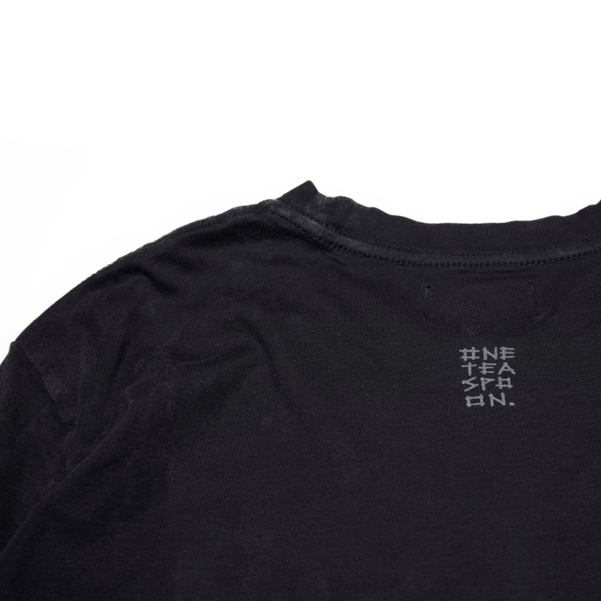 26468C_CHARCOAL | GOOD VIBES ONLY LONG SLEEVE TEE | Color:CHARCOAL【ONE TEASPOON_ワンティースプーン】