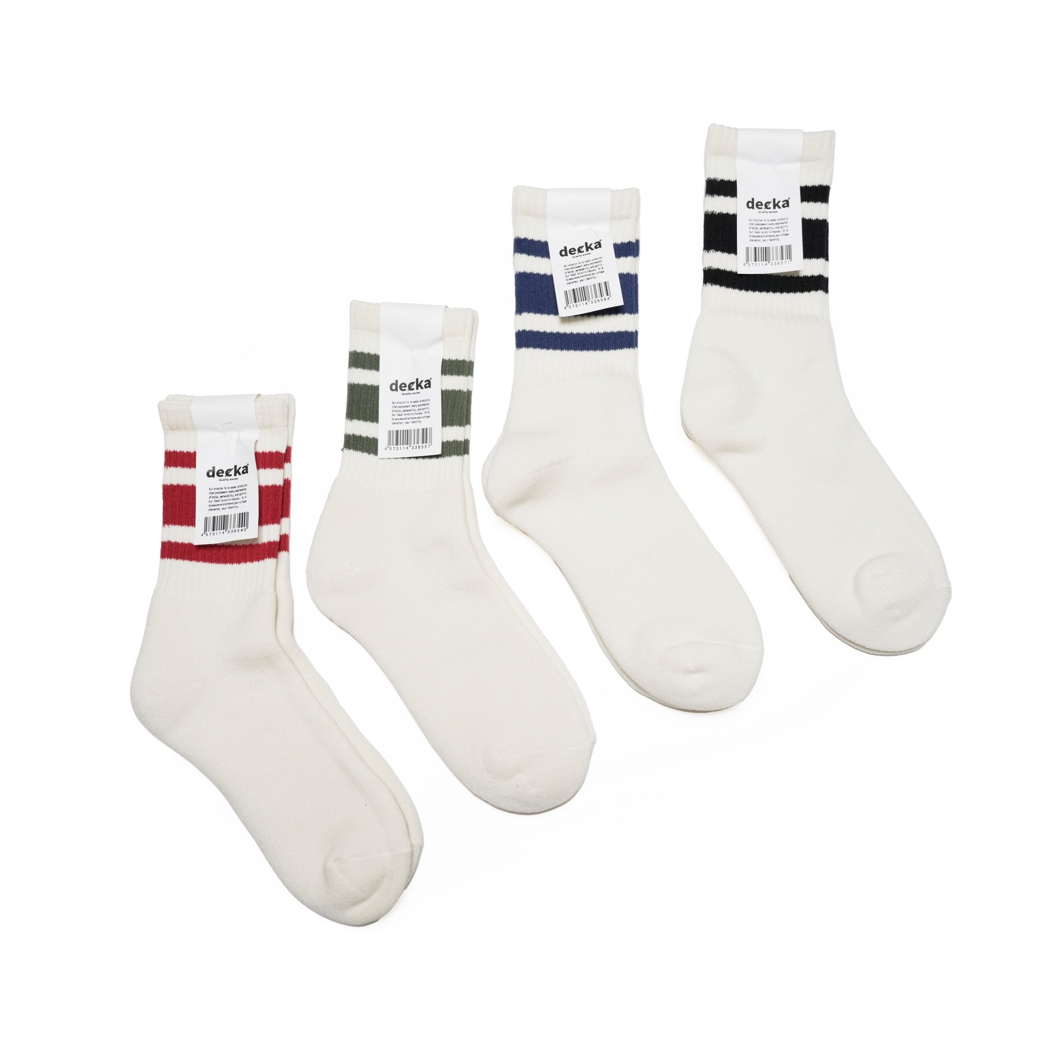 de-40-2 | 80’s Skater Socks | Short Length 2nd Collection【DECKA QUALITY SOCKS_デカクオリティソックス】【ネコポス選択可能】