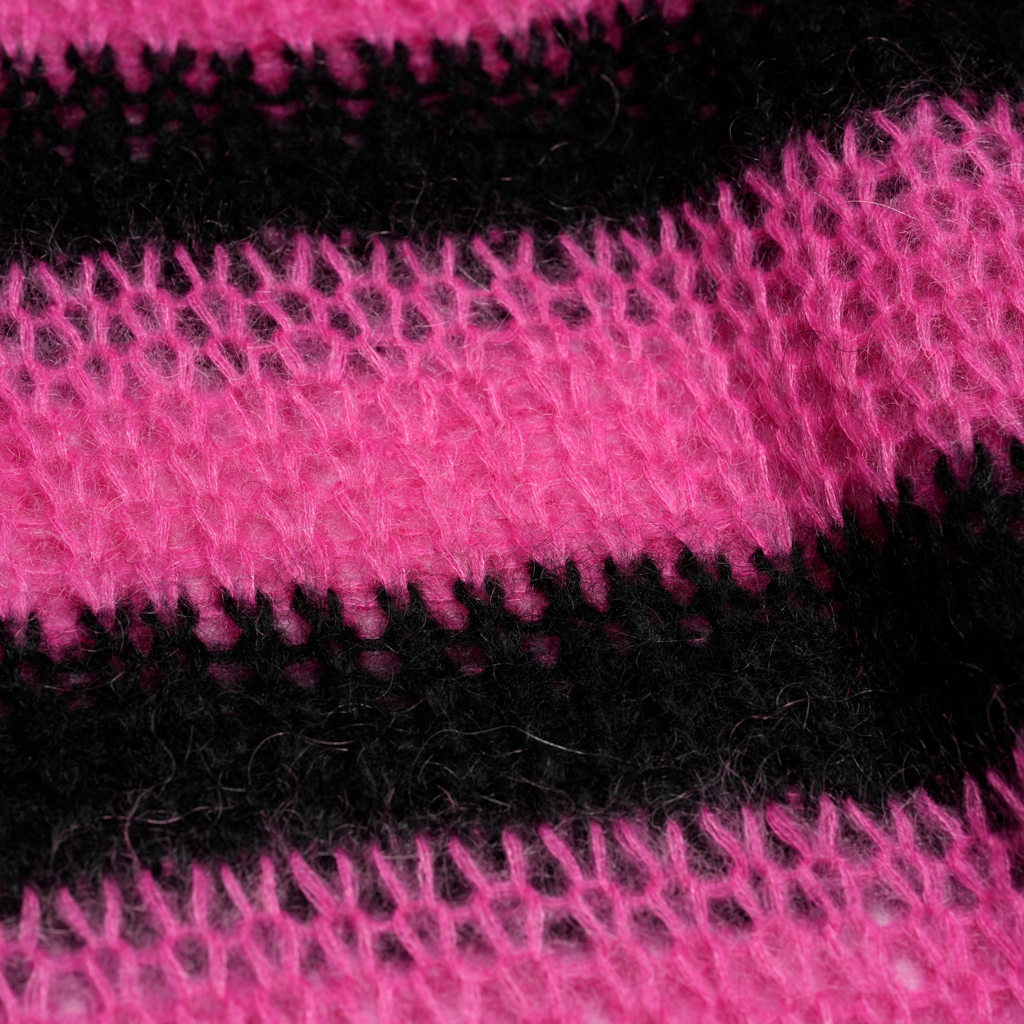 Mesh Mohair knit / Pink【AMBERGLEAM_アンバーグリーム】1320151113