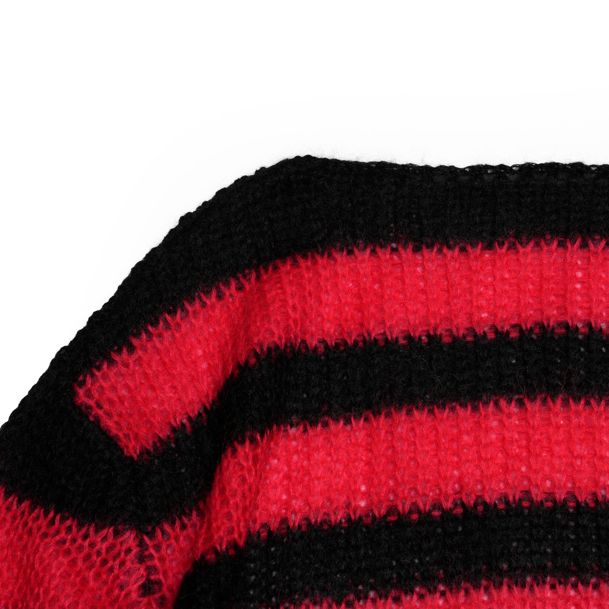Mesh Mohair knit / Red【AMBERGLEAM_アンバーグリーム】1320151113