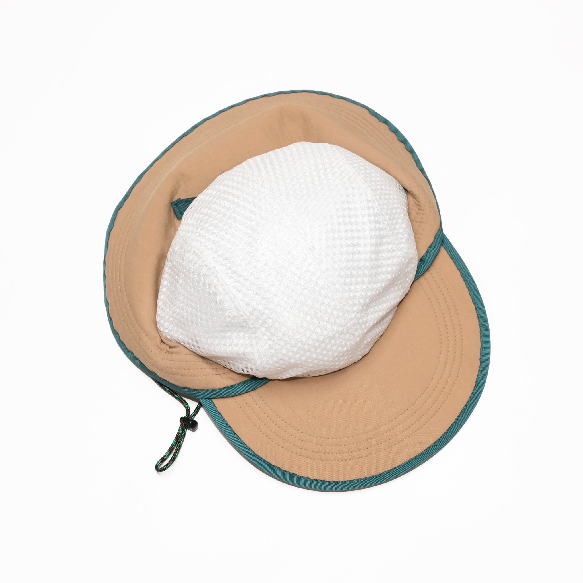 PH25SS-001_Beige | P.H. M. MESH TWOWAY HAT | Color:Beige【POWDERHORN MOUNTAINEERING_パウダーホーンマウンテニアリング】