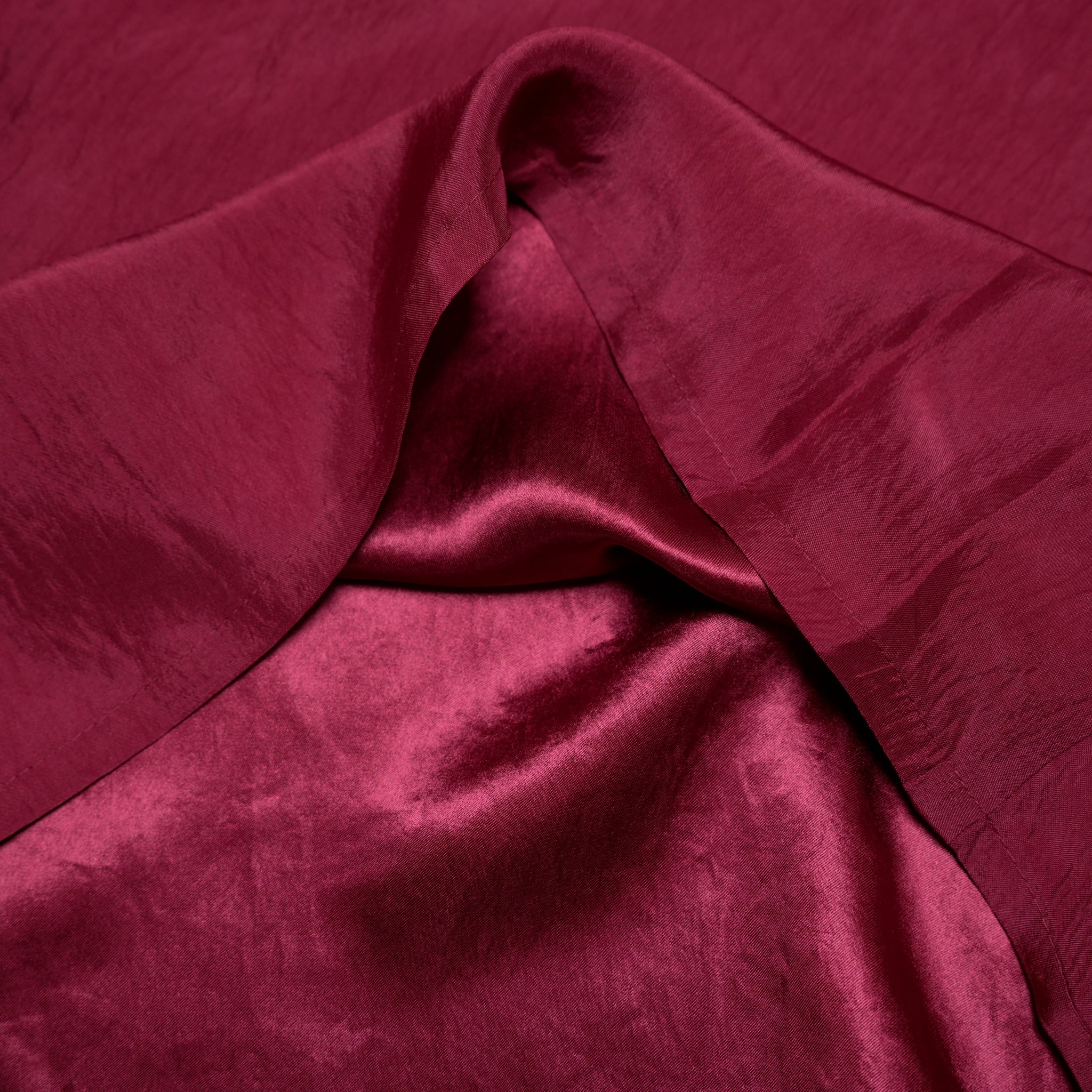 FS001_WIne | サテンロングスカート | Color:Wine【FULAT_フラット】
