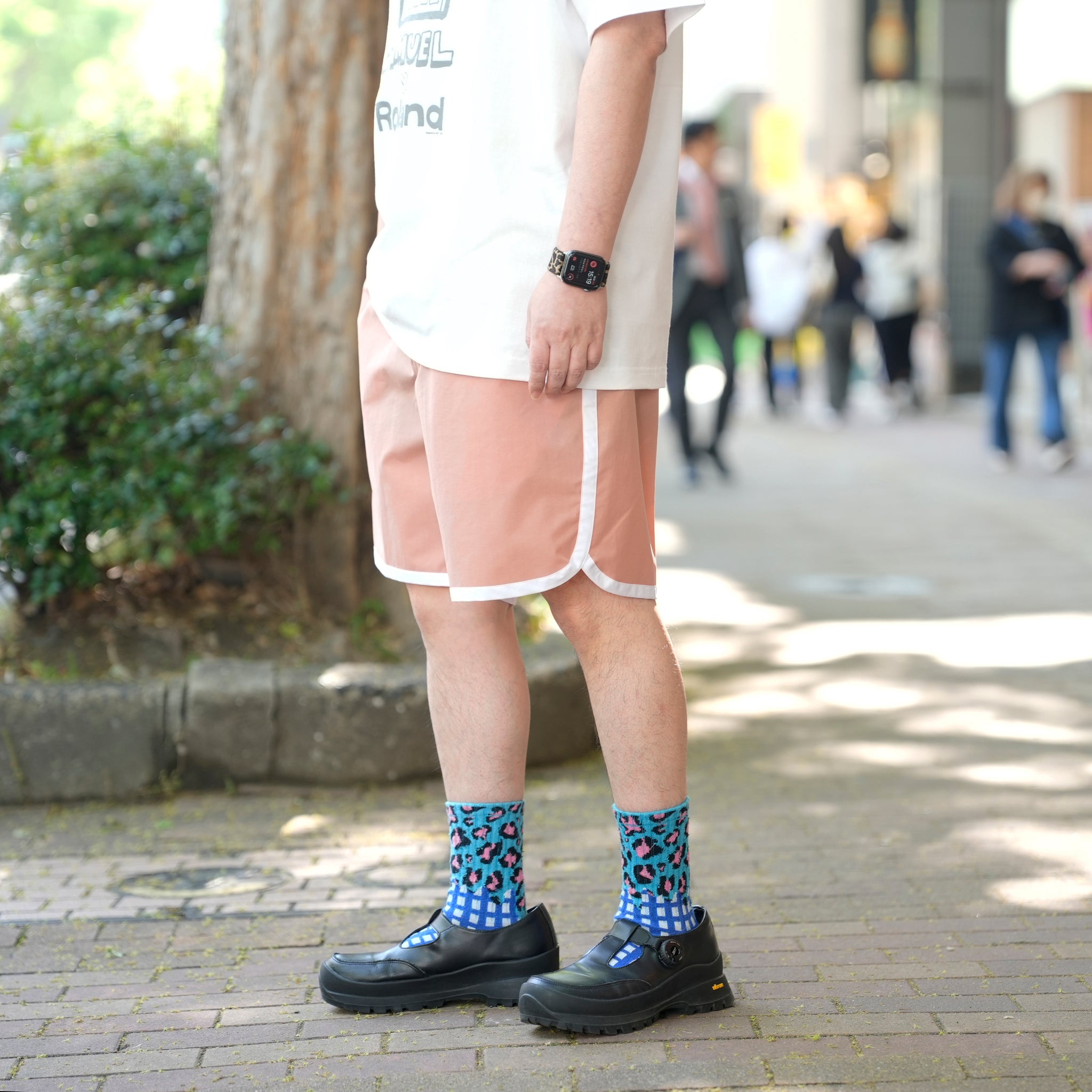 PH25SS-002_Pink | P.H. M.EASY PIPING SHORTS | Color:Pink【POWDERHORN MOUNTAINEERING_パウダーホーンマウンテニアリング】【archive】