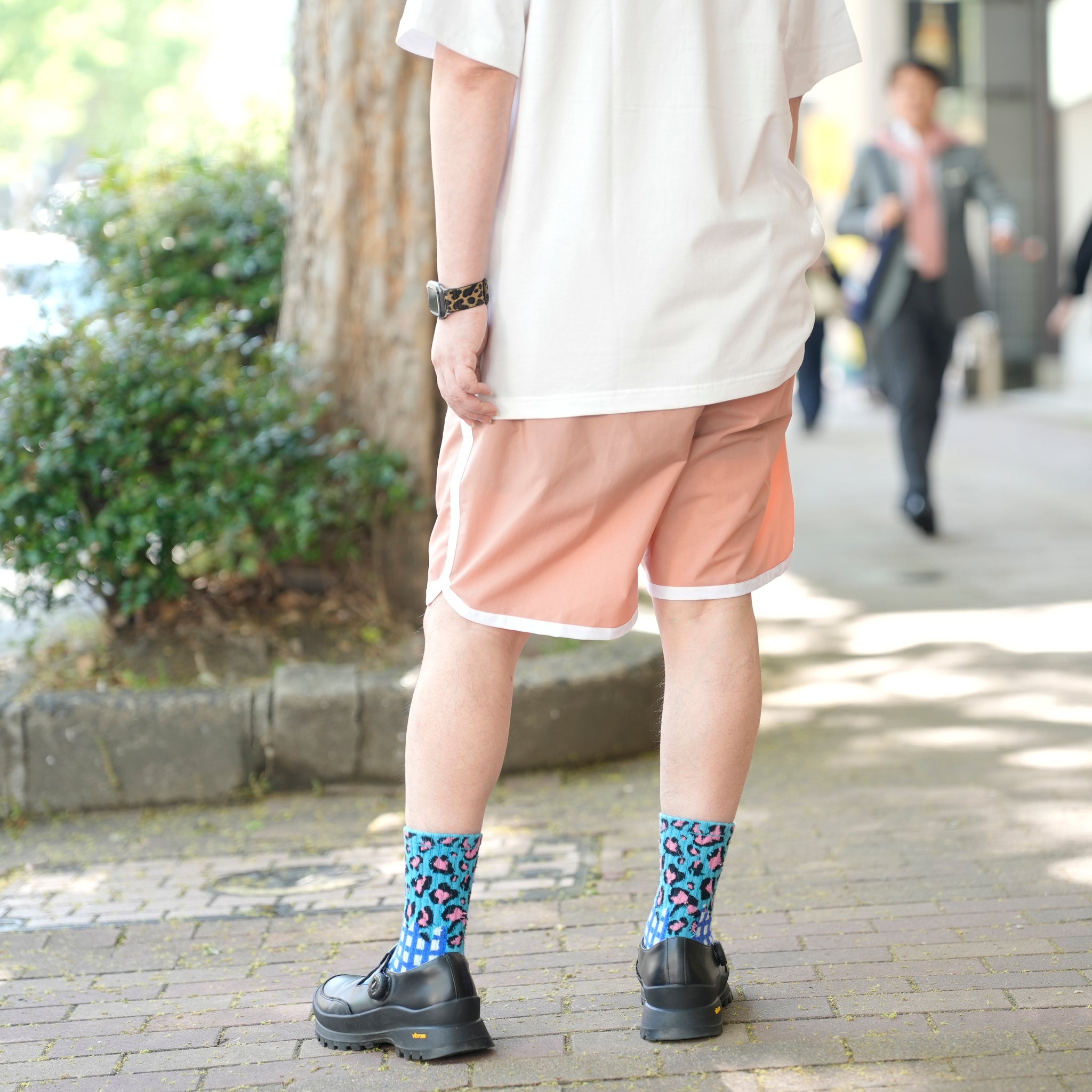 PH25SS-002_Pink | P.H. M.EASY PIPING SHORTS | Color:Pink【POWDERHORN MOUNTAINEERING_パウダーホーンマウンテニアリング】【archive】
