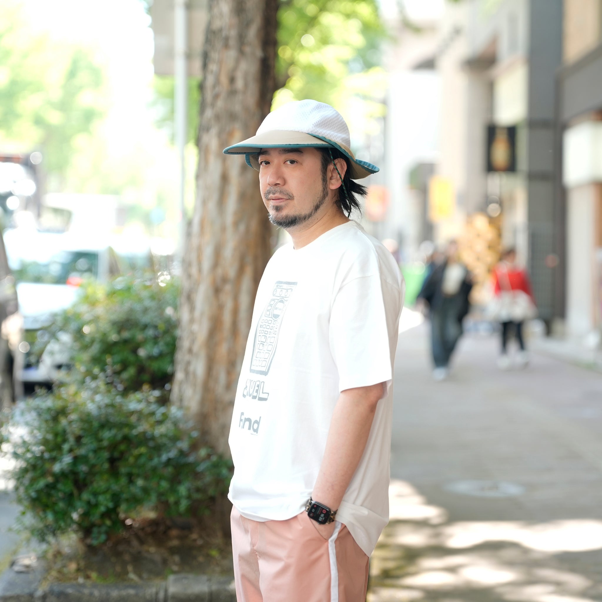 PH25SS-001_Beige | P.H. M. MESH TWOWAY HAT | Color:Beige【POWDERHORN MOUNTAINEERING_パウダーホーンマウンテニアリング】