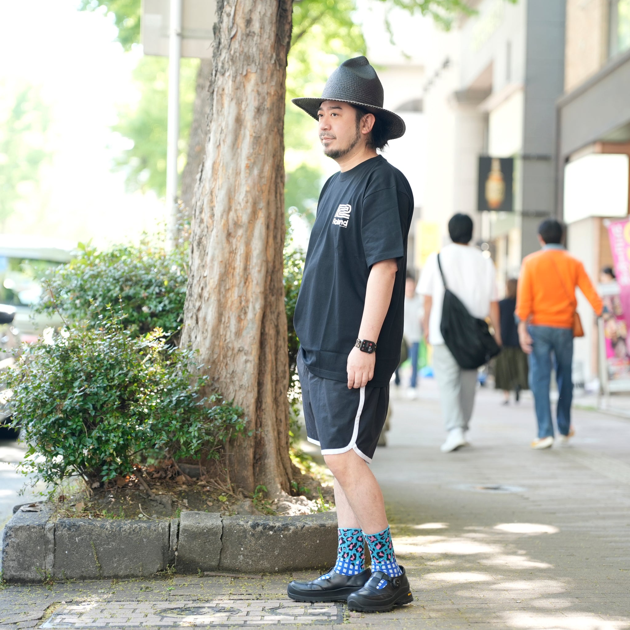 PH25SS-002_Black | P.H. M.EASY PIPING SHORTS | Color:Black【POWDERHORN MOUNTAINEERING_パウダーホーンマウンテニアリング】
