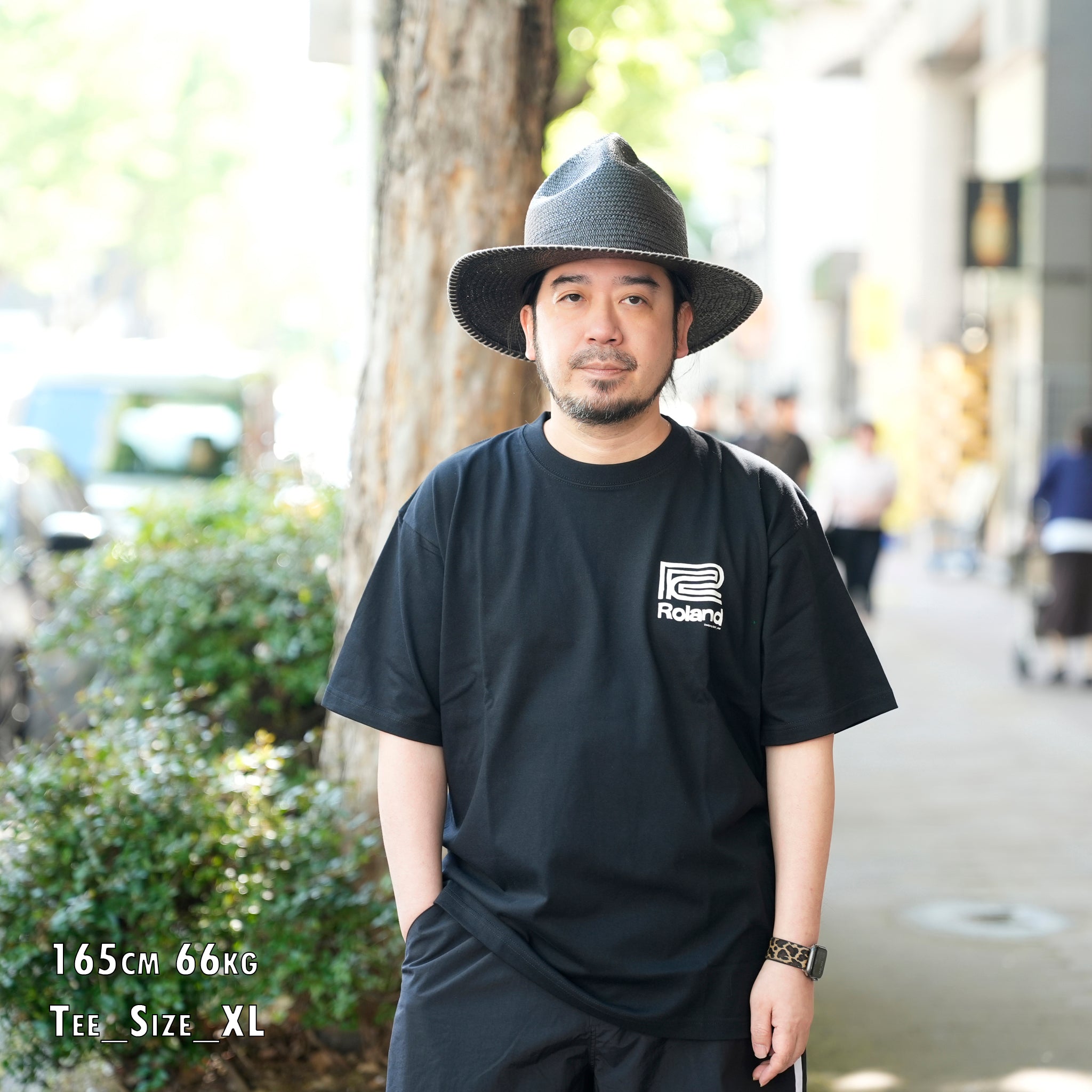 Roland × SAMUEL SP-404 Ⅱ Logo S/S TEE | Color: Black【SAMUEL_サミュエル】 【ネコポス選択可能】