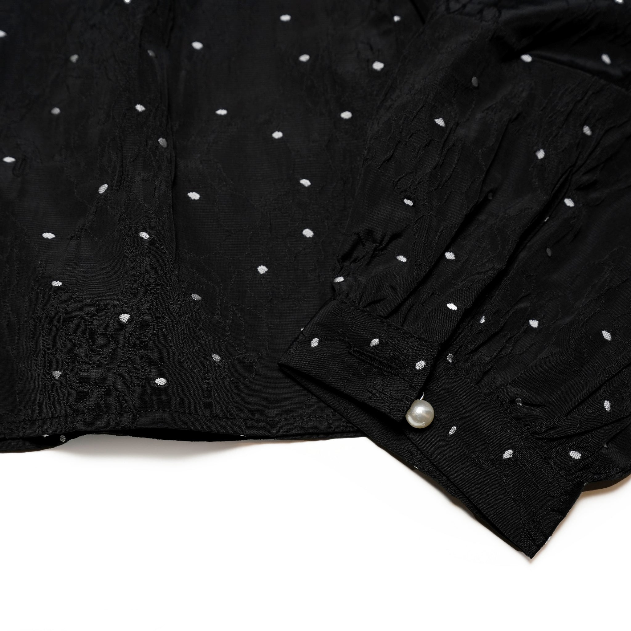 30SJ03BL1231BLK | Waltz Sequin Collar Blouse【SISTER JANE_シスタージェーン】