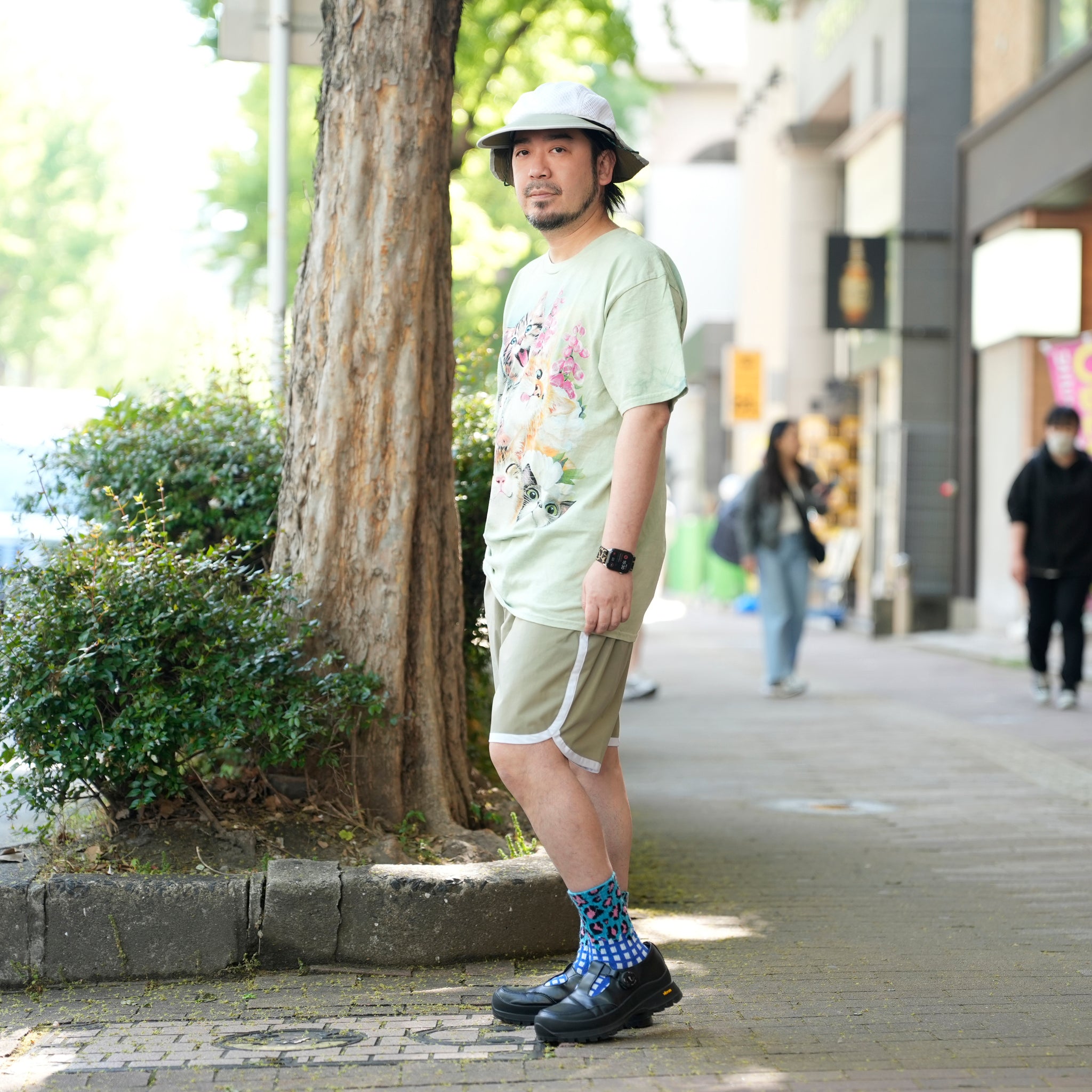PH25SS-002_Lt.Olive | P.H. M.EASY PIPING SHORTS | Color:Lt.Olive【POWDERHORN MOUNTAINEERING_パウダーホーンマウンテニアリング】【archive】