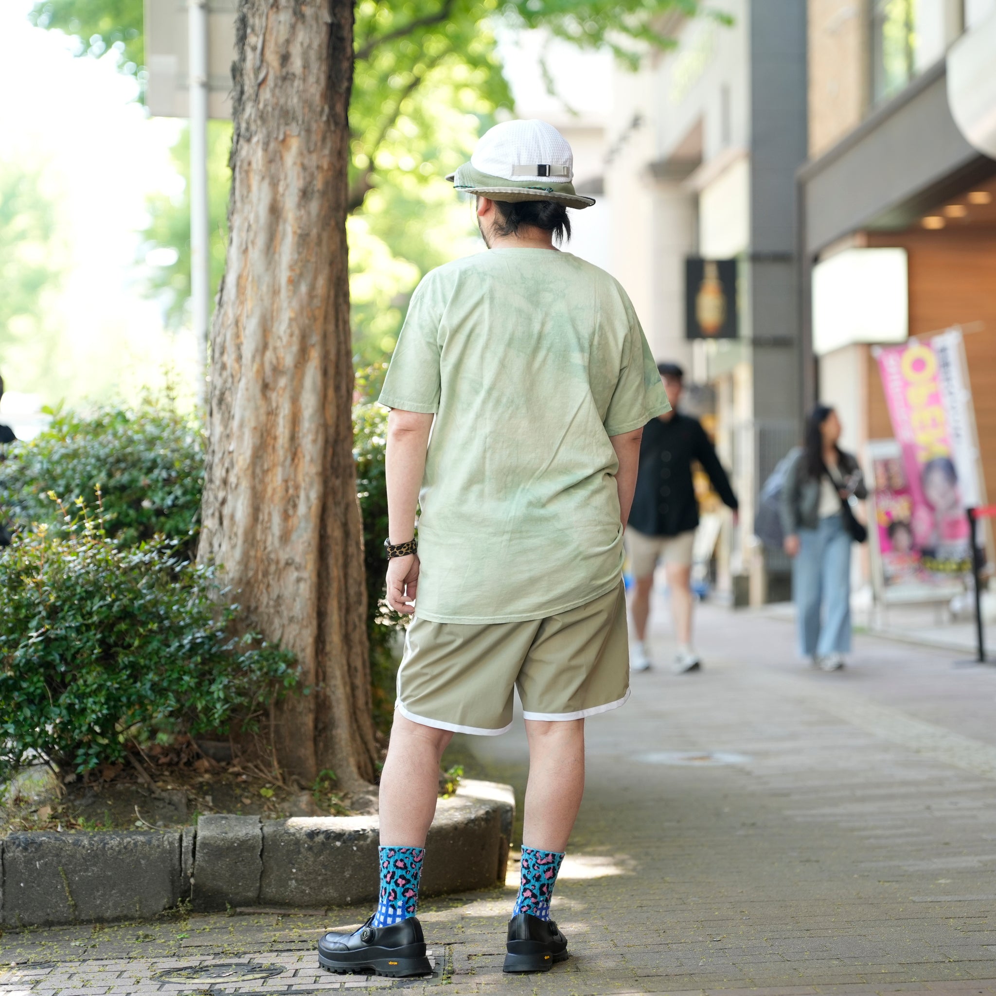 PH25SS-002_Lt.Olive | P.H. M.EASY PIPING SHORTS | Color:Lt.Olive【POWDERHORN MOUNTAINEERING_パウダーホーンマウンテニアリング】【archive】