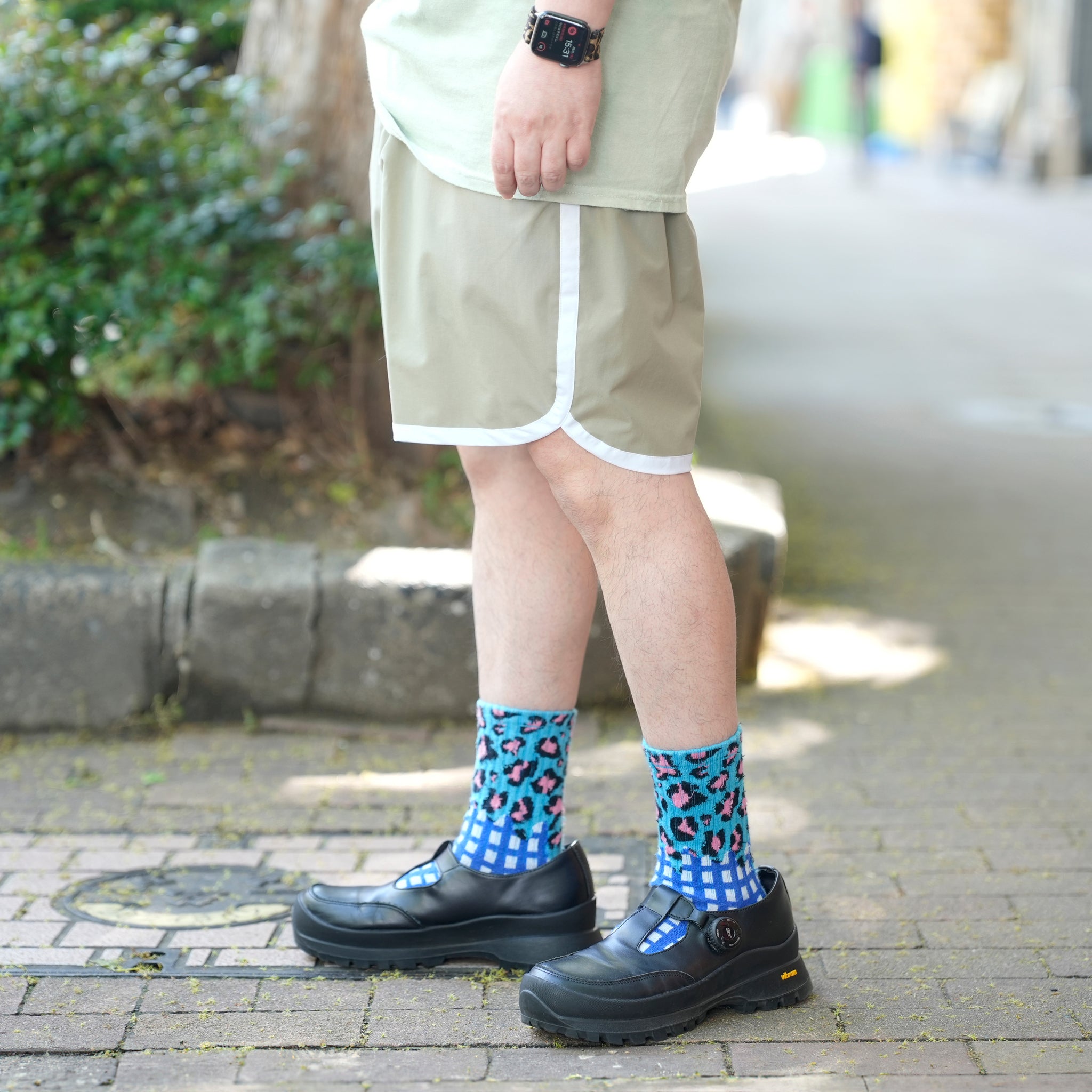 PH25SS-002_Lt.Olive | P.H. M.EASY PIPING SHORTS | Color:Lt.Olive【POWDERHORN MOUNTAINEERING_パウダーホーンマウンテニアリング】【archive】