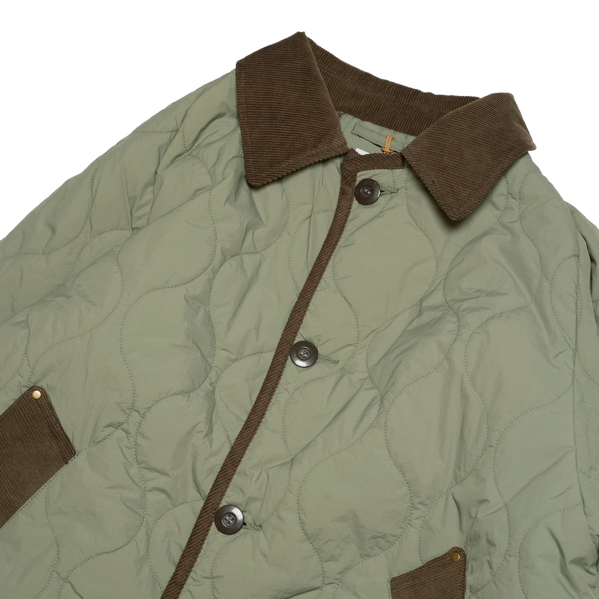 Quilting Field Coat | Color_Khaki | No_am-2554009_khaki【ARMY TWILL_アーミーツイル】