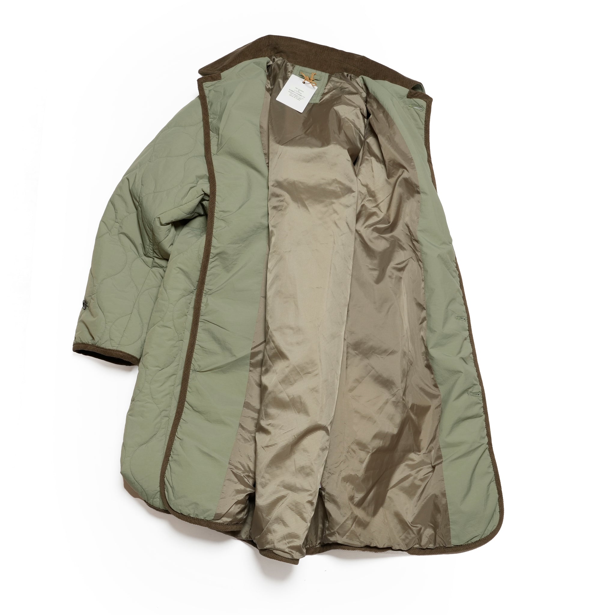 Quilting Field Coat | Color_Khaki | No_am-2554009_khaki【ARMY TWILL_アーミーツイル】